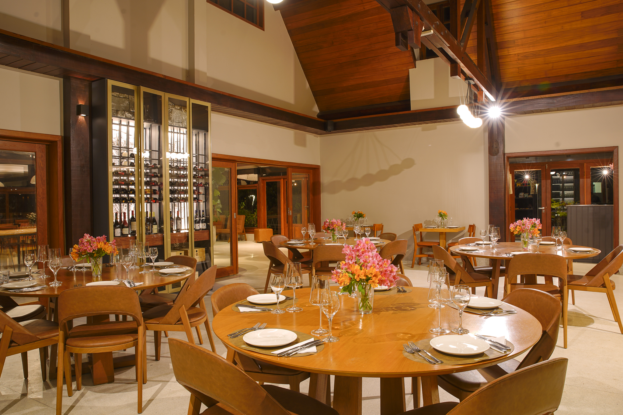 Restaurante Sapucaia da Mata, no Hotel Natureza Eco Lodge, em Vargem Alta