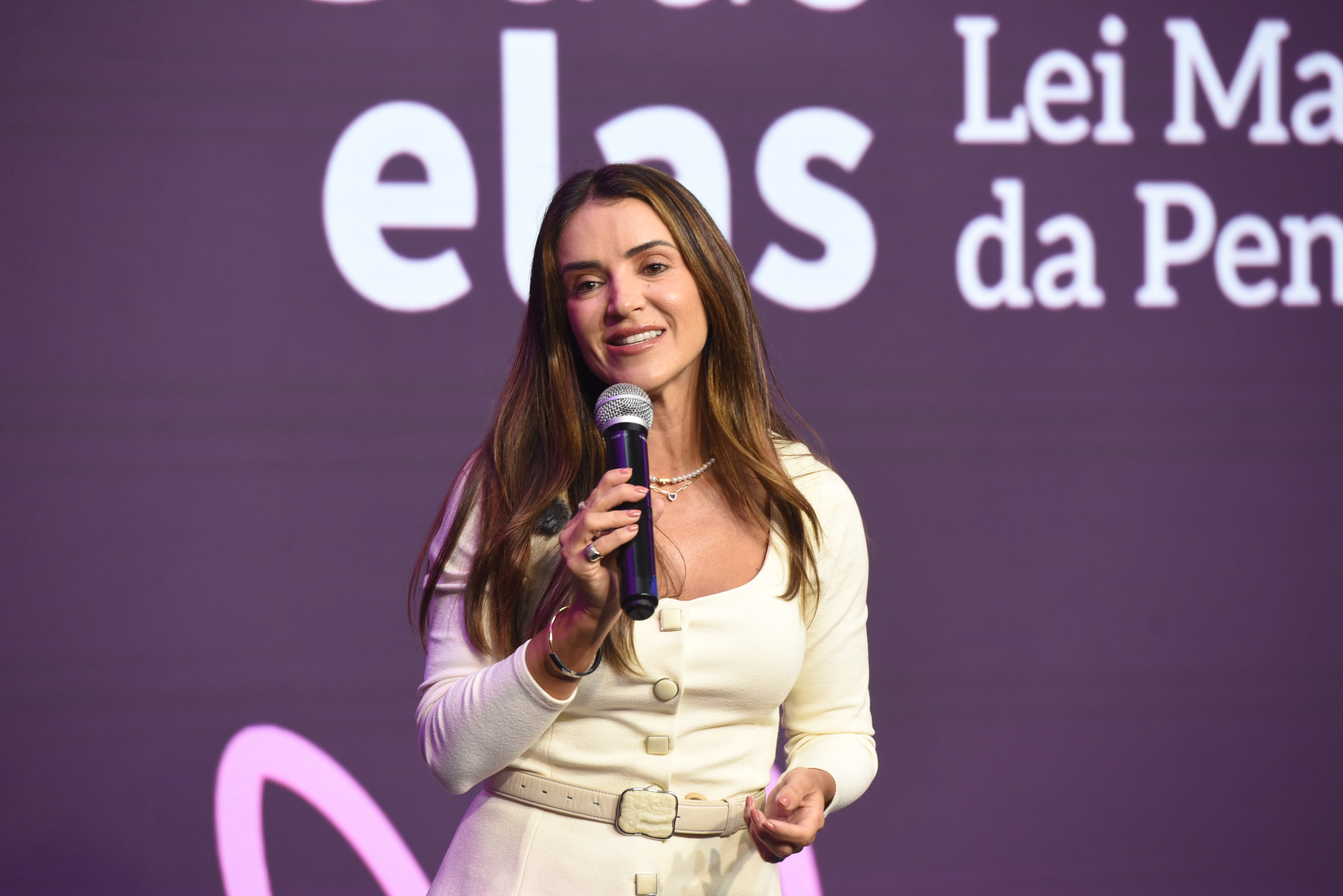 Aline Zanoni do Sebrae durante o Todas Elas