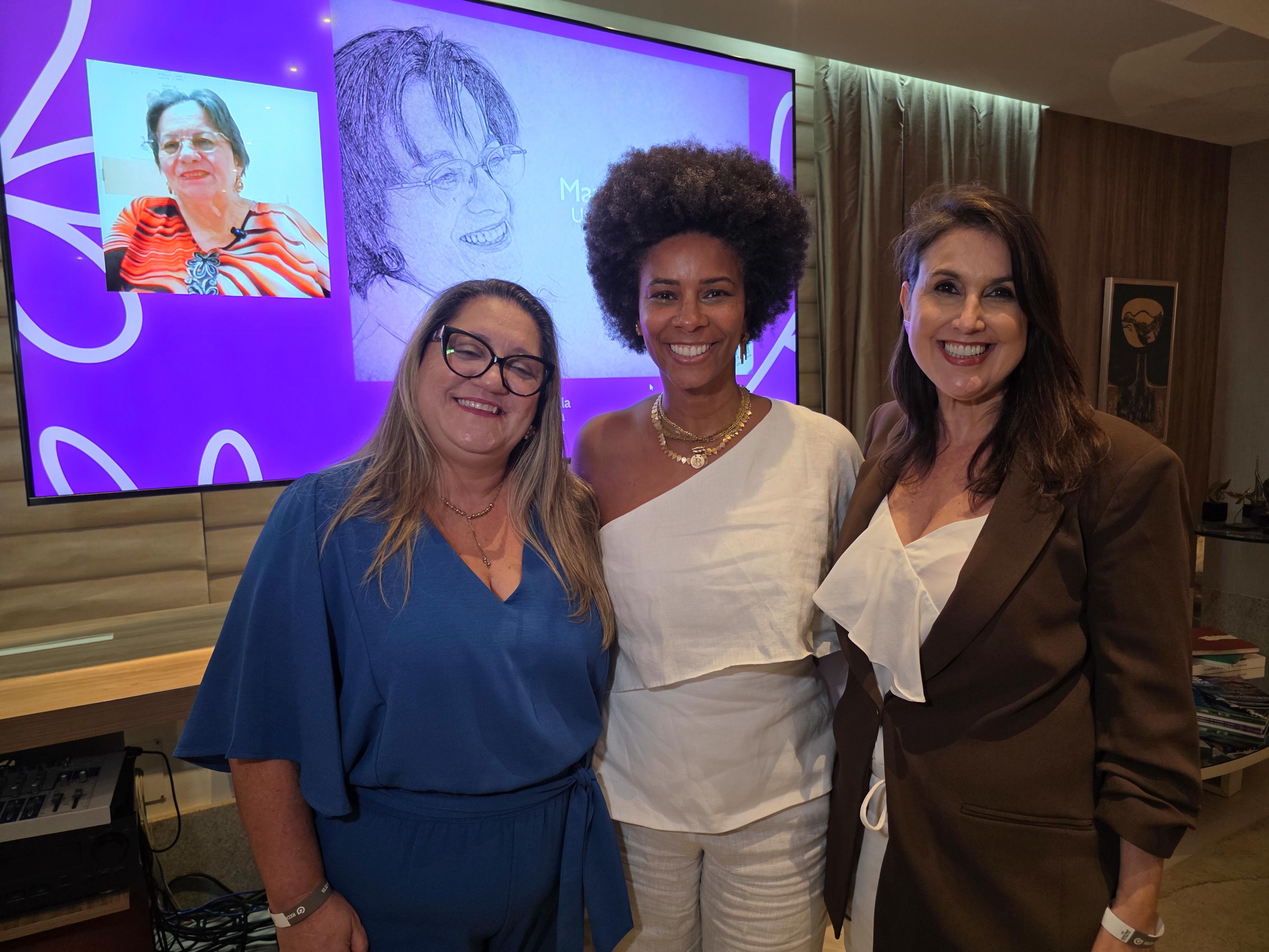 Fabiana Malheiros, Rita Batista e Renata Rasseli