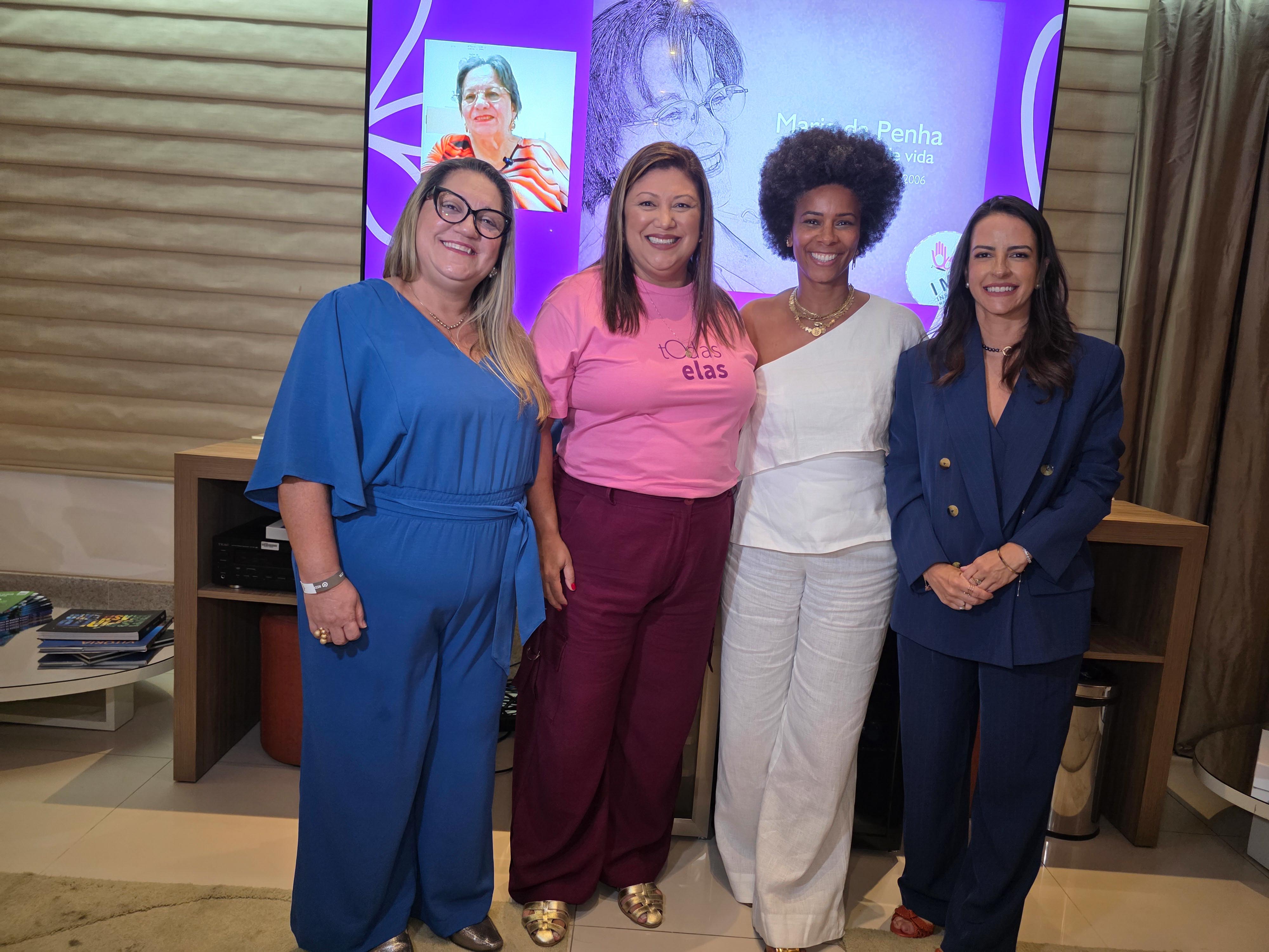 Fabiana Malheiros, Elaine Silva, Rita Batista e Thaita Trevizan