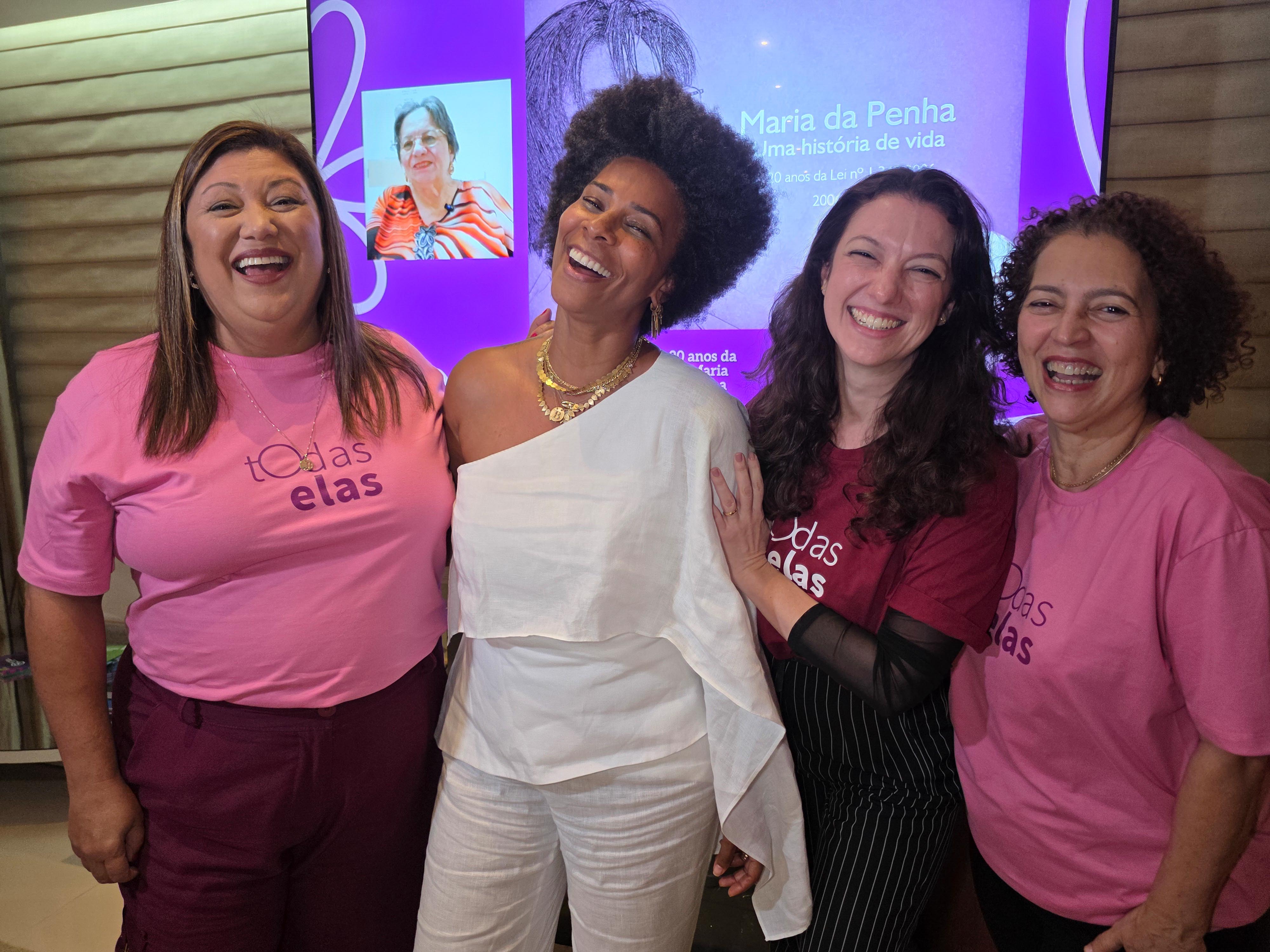 Elaine Silva, Rita Batista, Joyce Meriguetti e Vilmara Fernandes