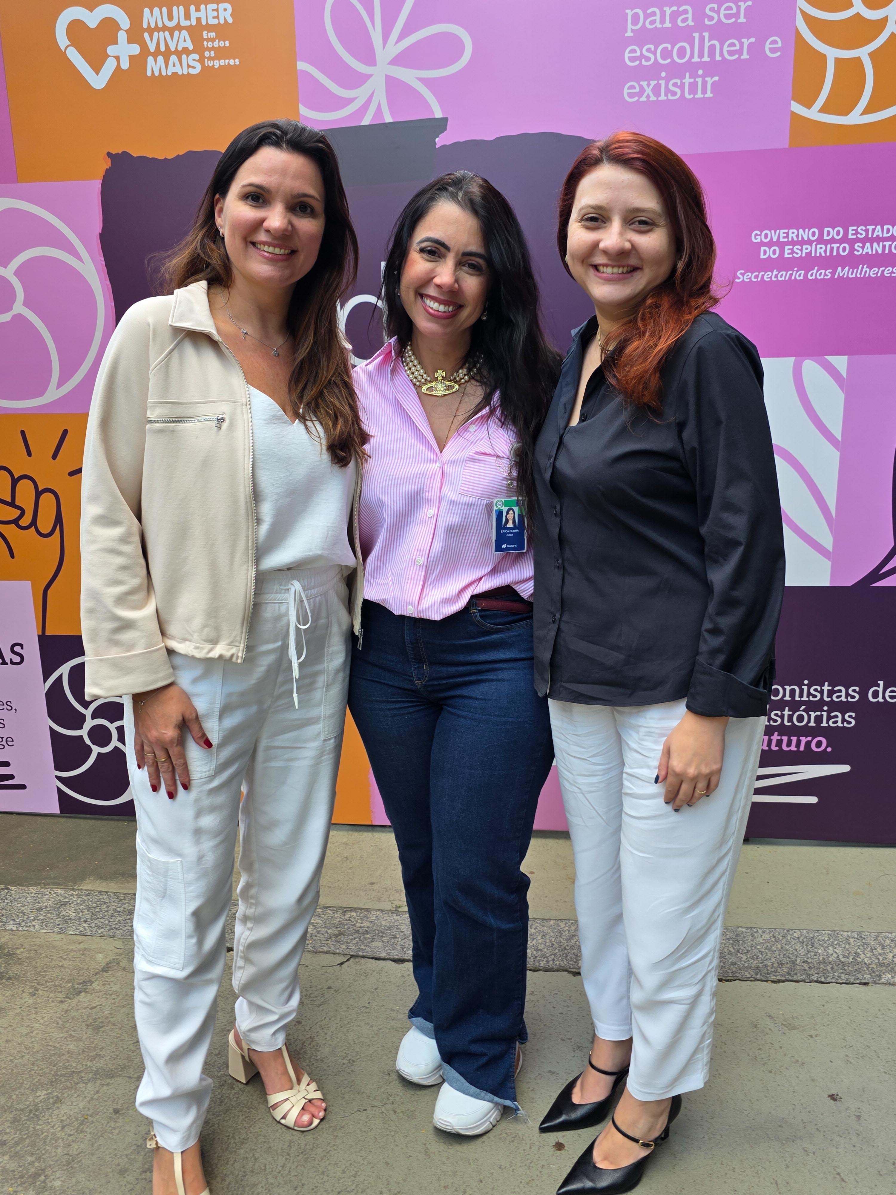 Leila Marchesi, Erica Cunha e Carol Lima