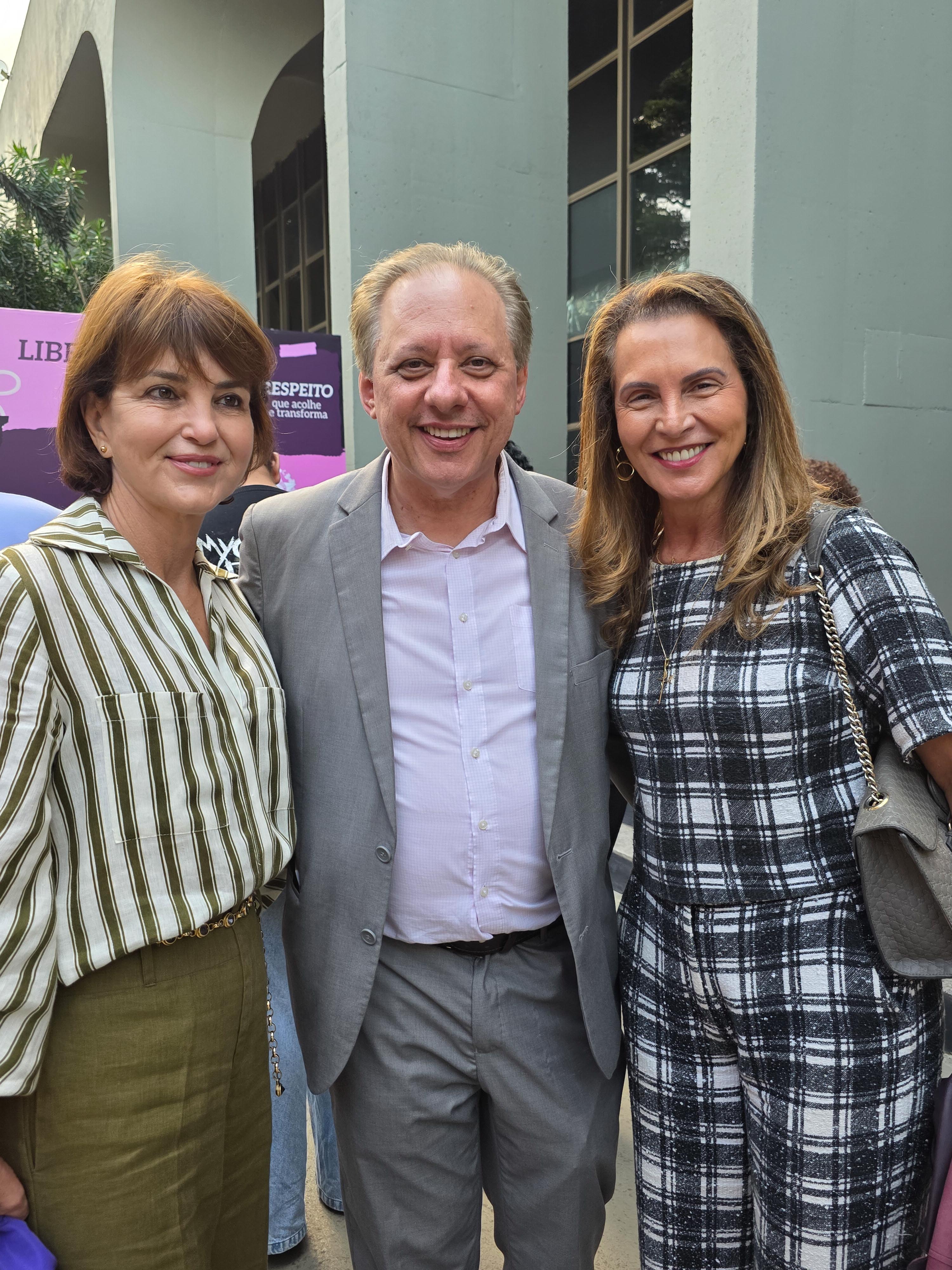 Solange Lube, Domingos Taufner e Denise Gazzinelli