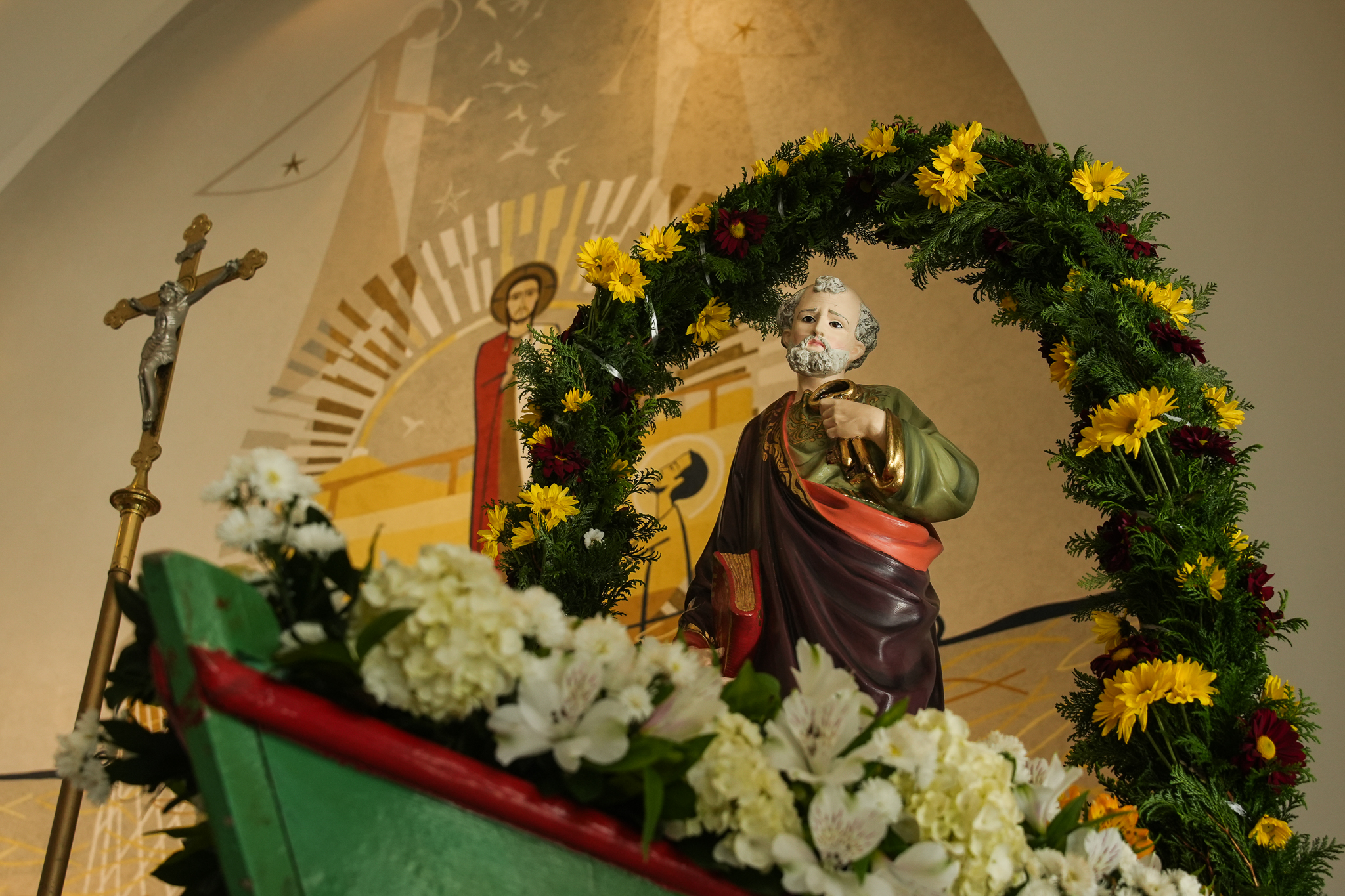 Missa e procissão marítima de São Pedro