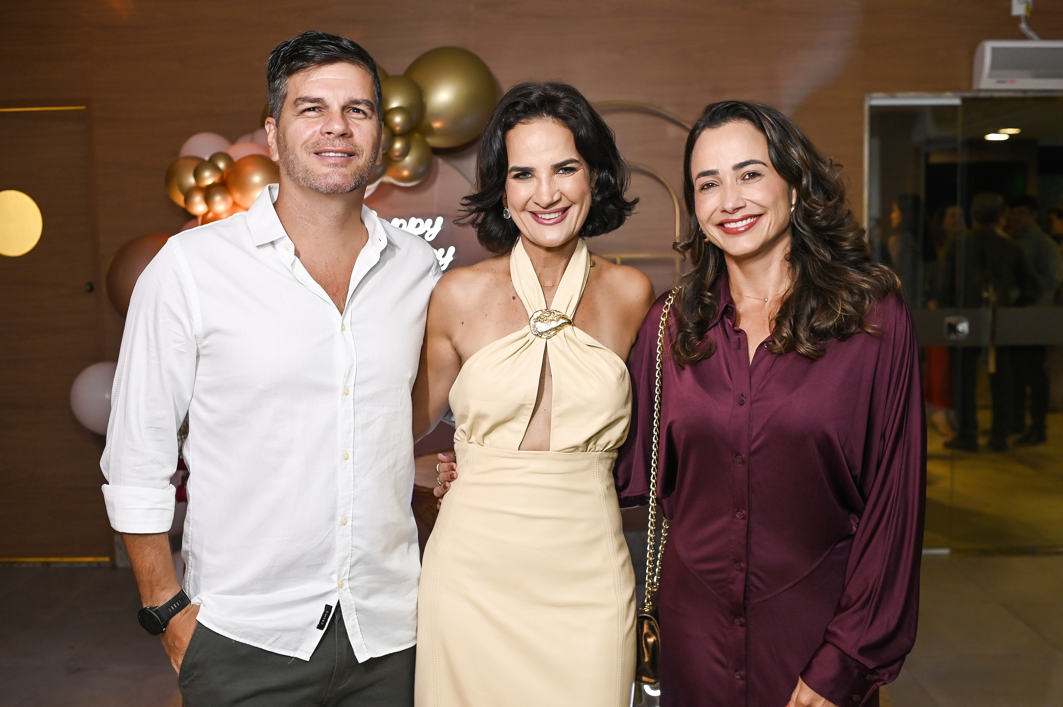 Henrique Andrade, Flavia Almeida e Aline Stefanon