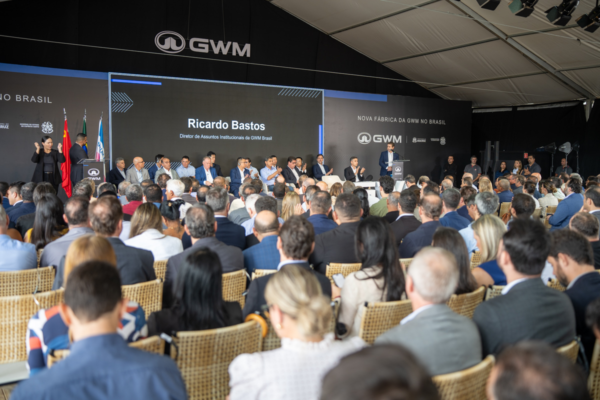 Lançamento da pedra fundamental da GWM em Aracruz