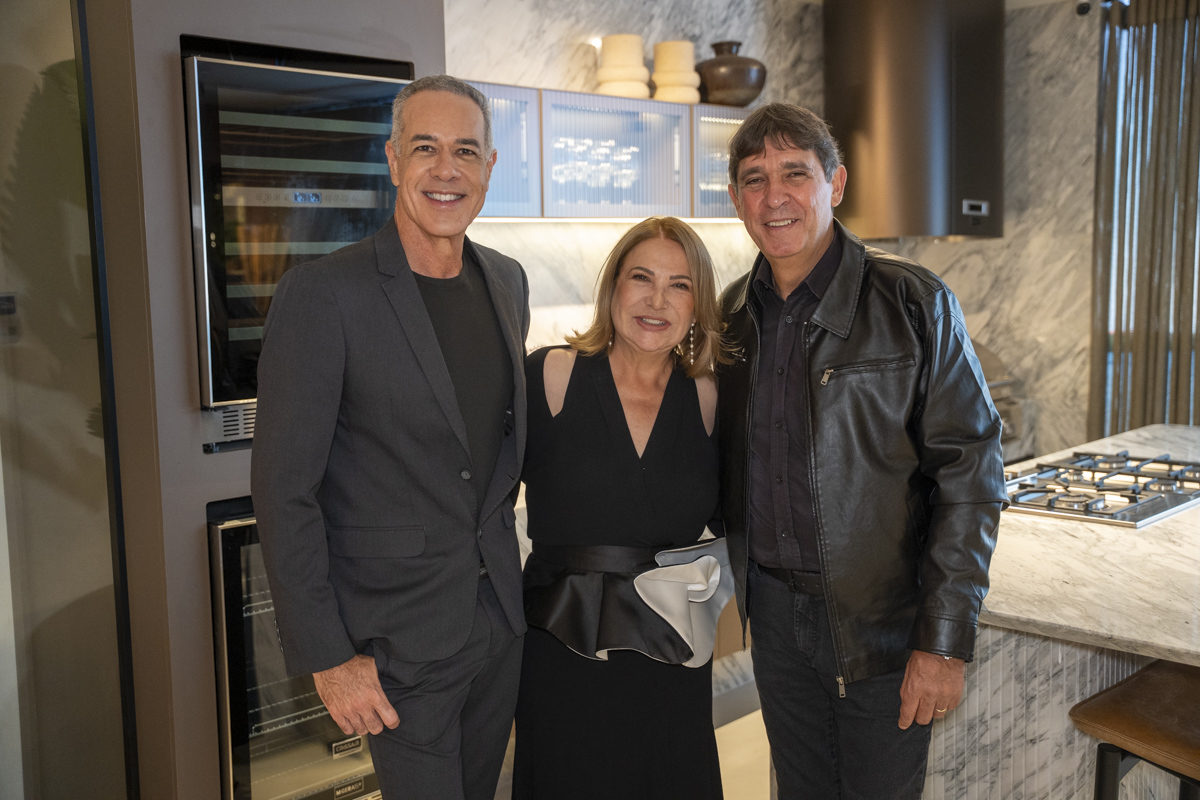 Max Mello, Ligia Diniz e Peterson Pereira