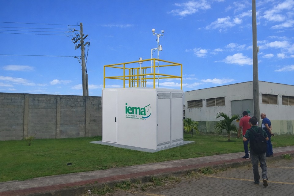 Estação de monitoramento que irá funcionar no Ifes de Vila Velha, em Soteco