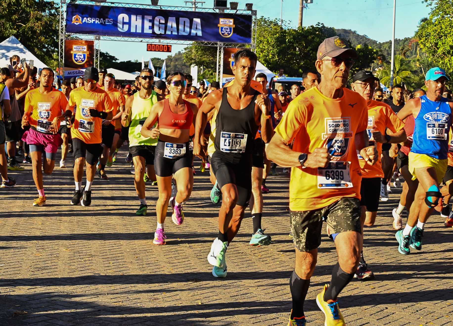 A Corrida do Soldado Aspra-ES é aberta ao público em geral: a prova recebe civis e militares, corredores iniciantes e experientes