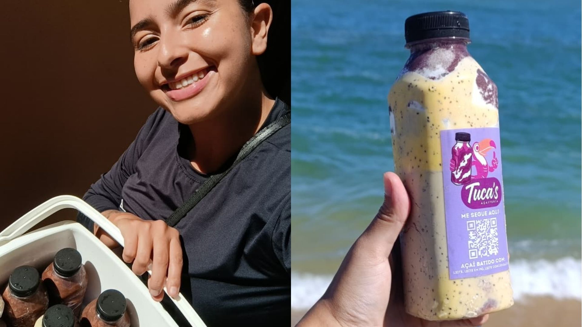 Açaí na garrafa