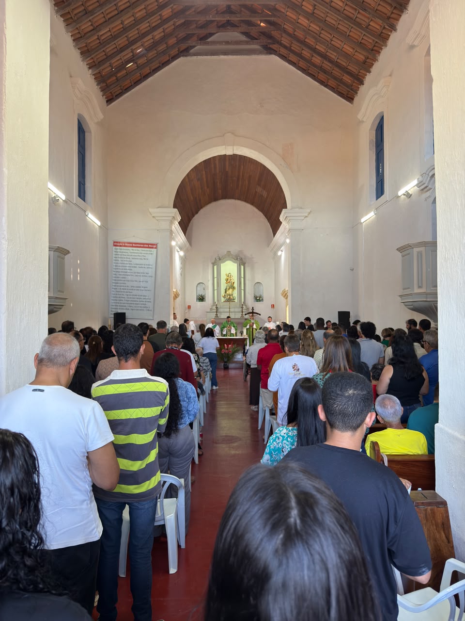 Missa em honra a Nossa Senhora das Neves em Presidente Kennedy (ES)