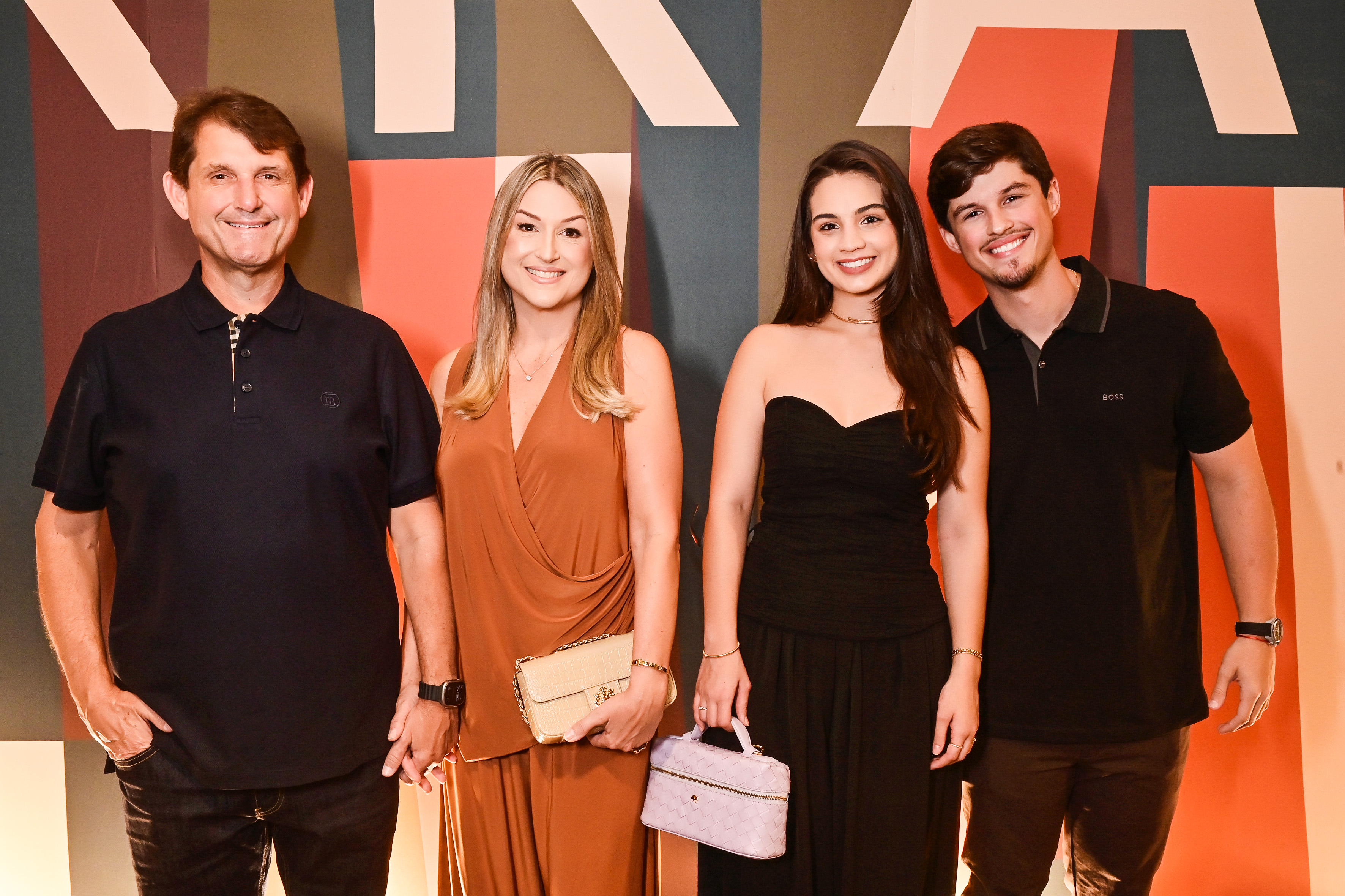 José Luiz Nunes e Andressa Nunes, Maria Luiza Capdeville e José Luiz Nunes Júnior