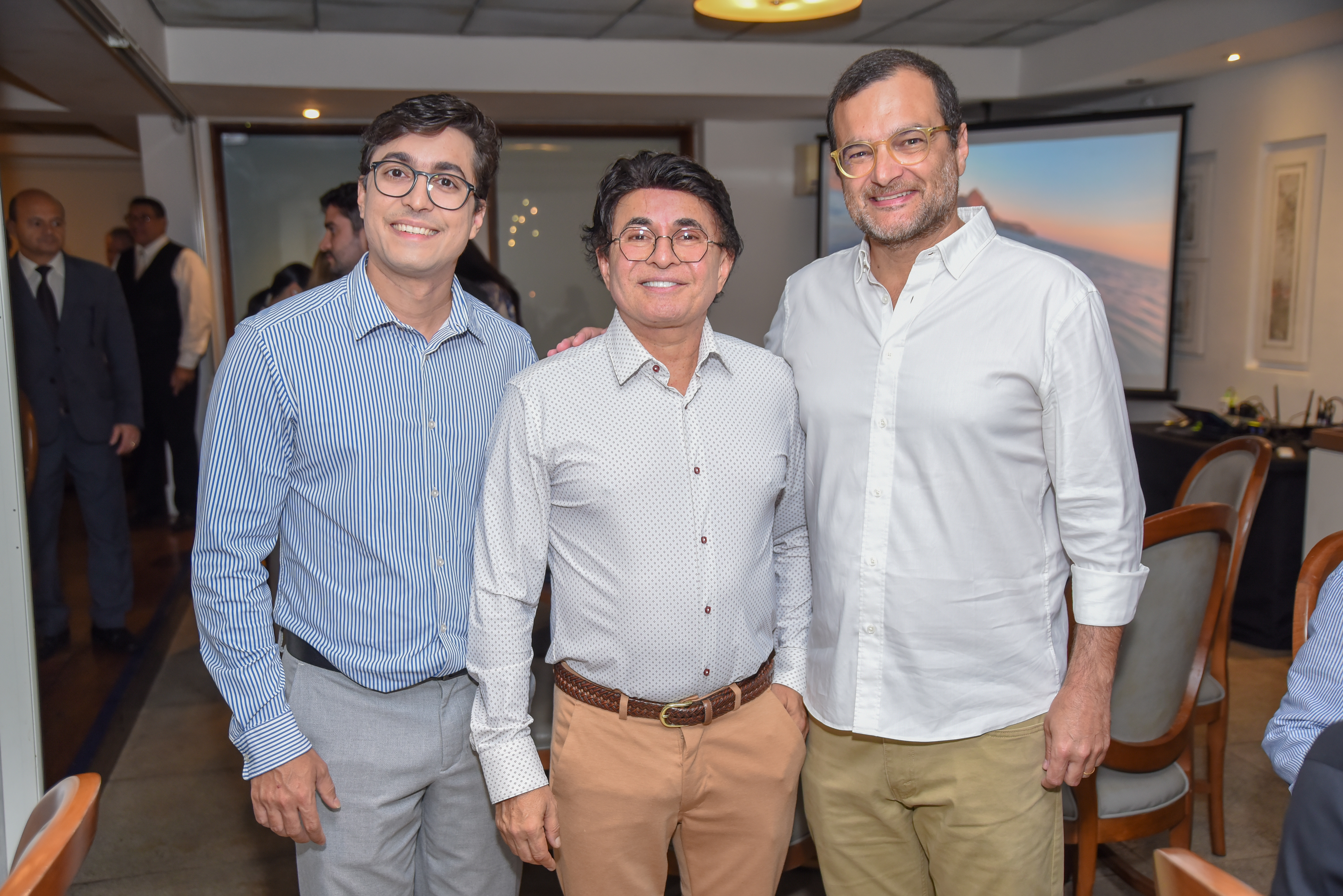 Samuel Altafim, José Luiz Altafim e Diogo Lopes