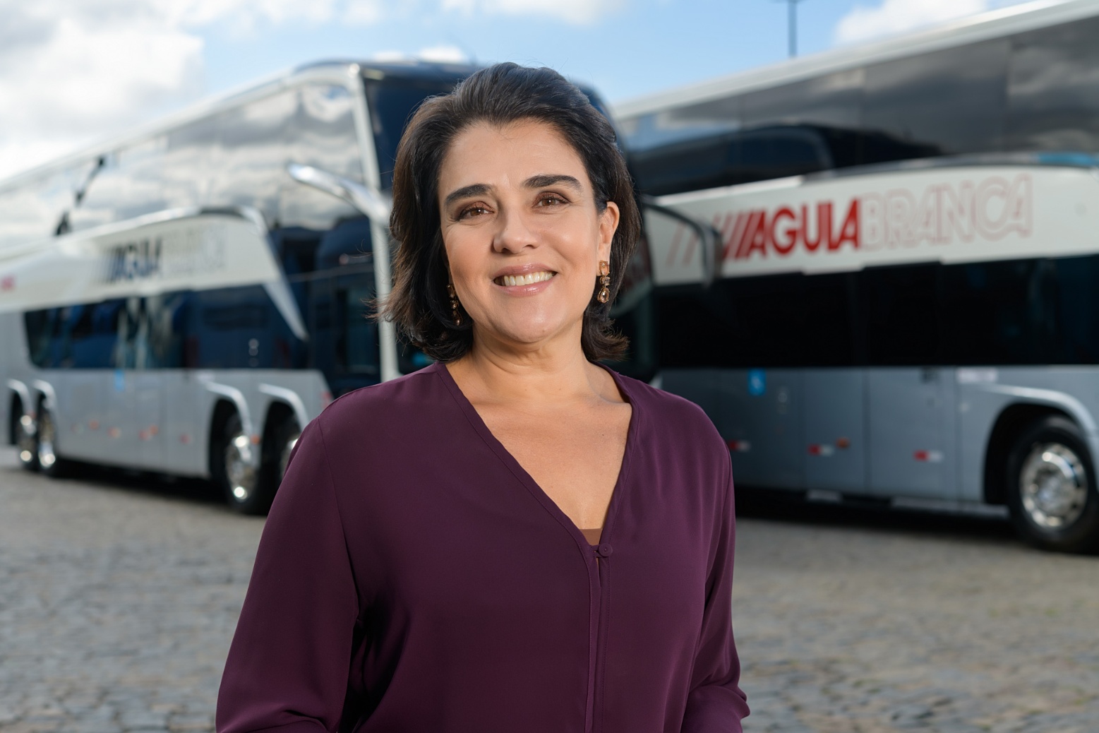 Paula Barcellos, CEO da Viação Águia Branca
