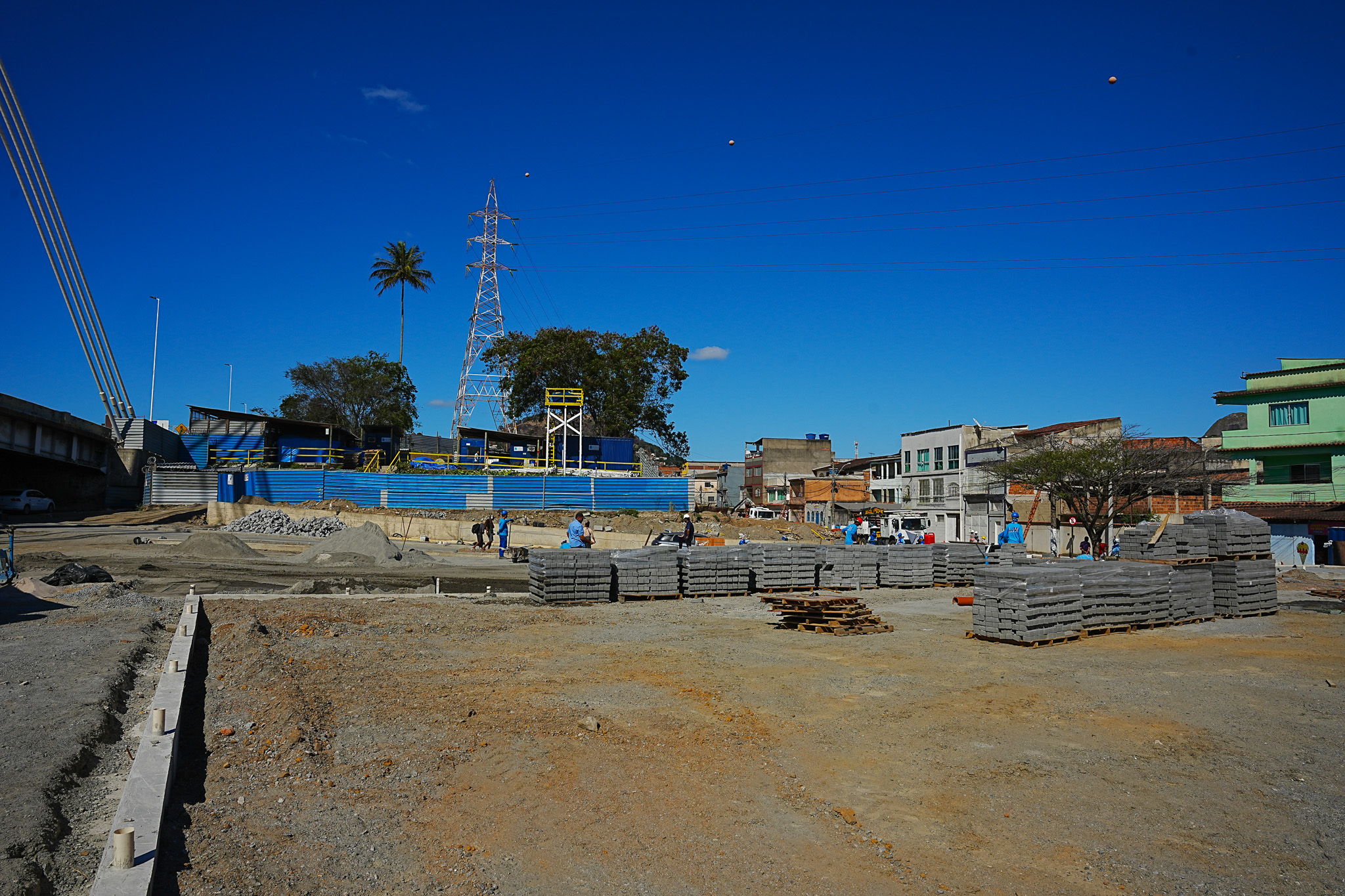 Obras da nova Orla de Andorinhas e no entorno da Ponte da Passagem