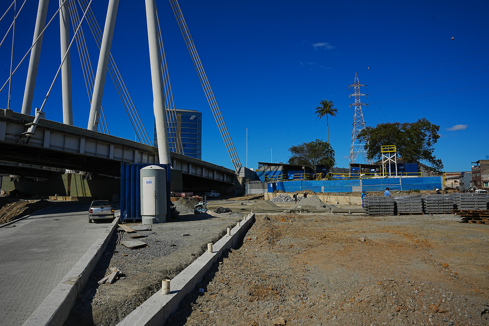 Obras da nova Orla de Andorinhas e no entorno da Ponte da Passagem