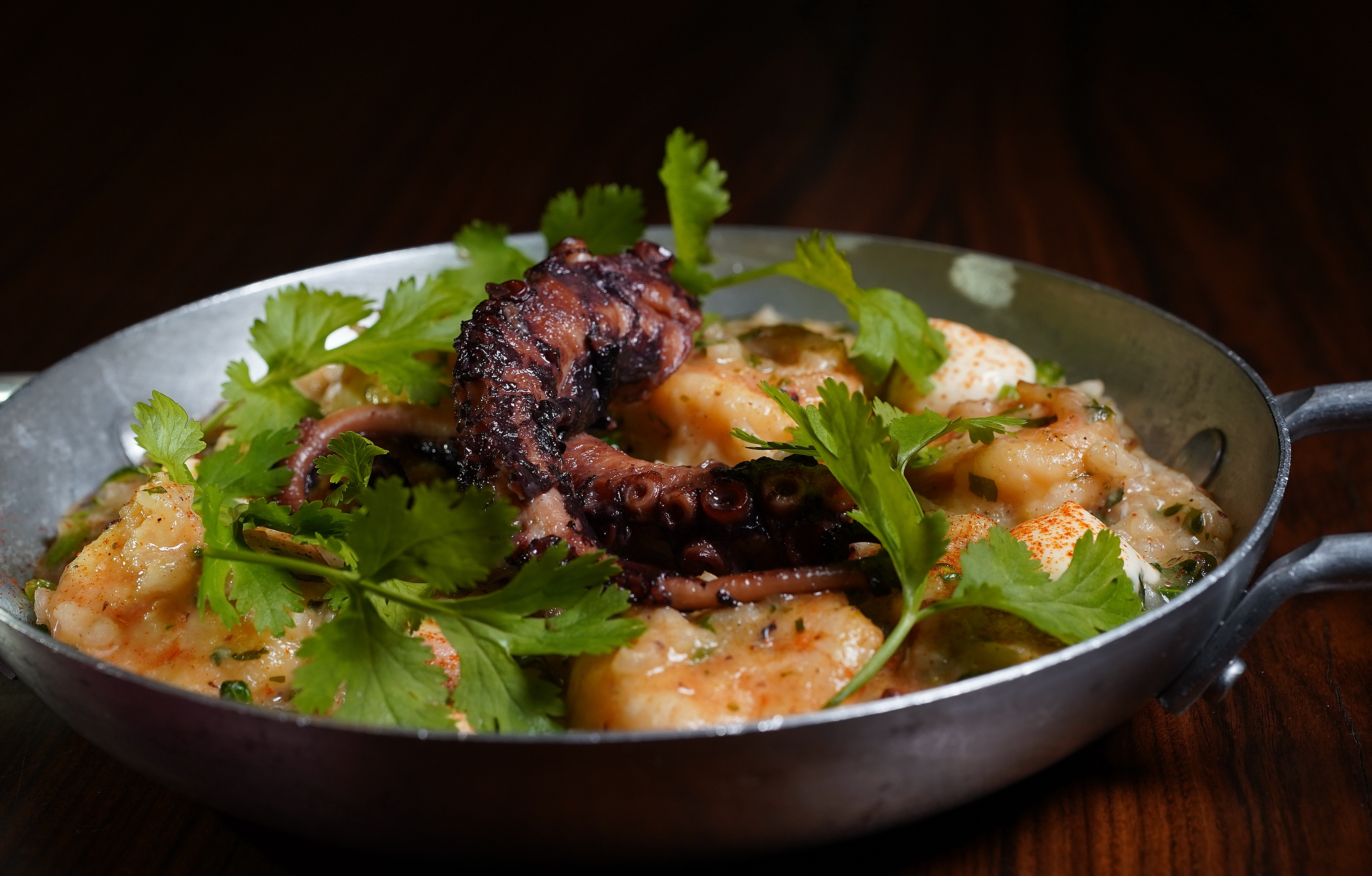 Arroz de polvo, servido no Eugênio Cozinha e Bar