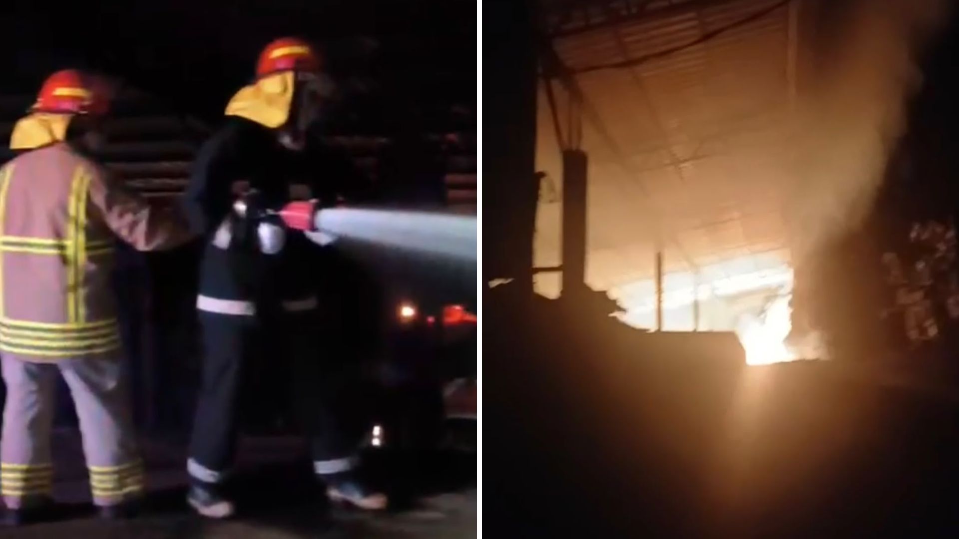 A situação mobilizou o Corpo de Bombeiros, os Bombeiros Voluntários de Santa Maria de Jetibá e a Defesa Civil Municipal