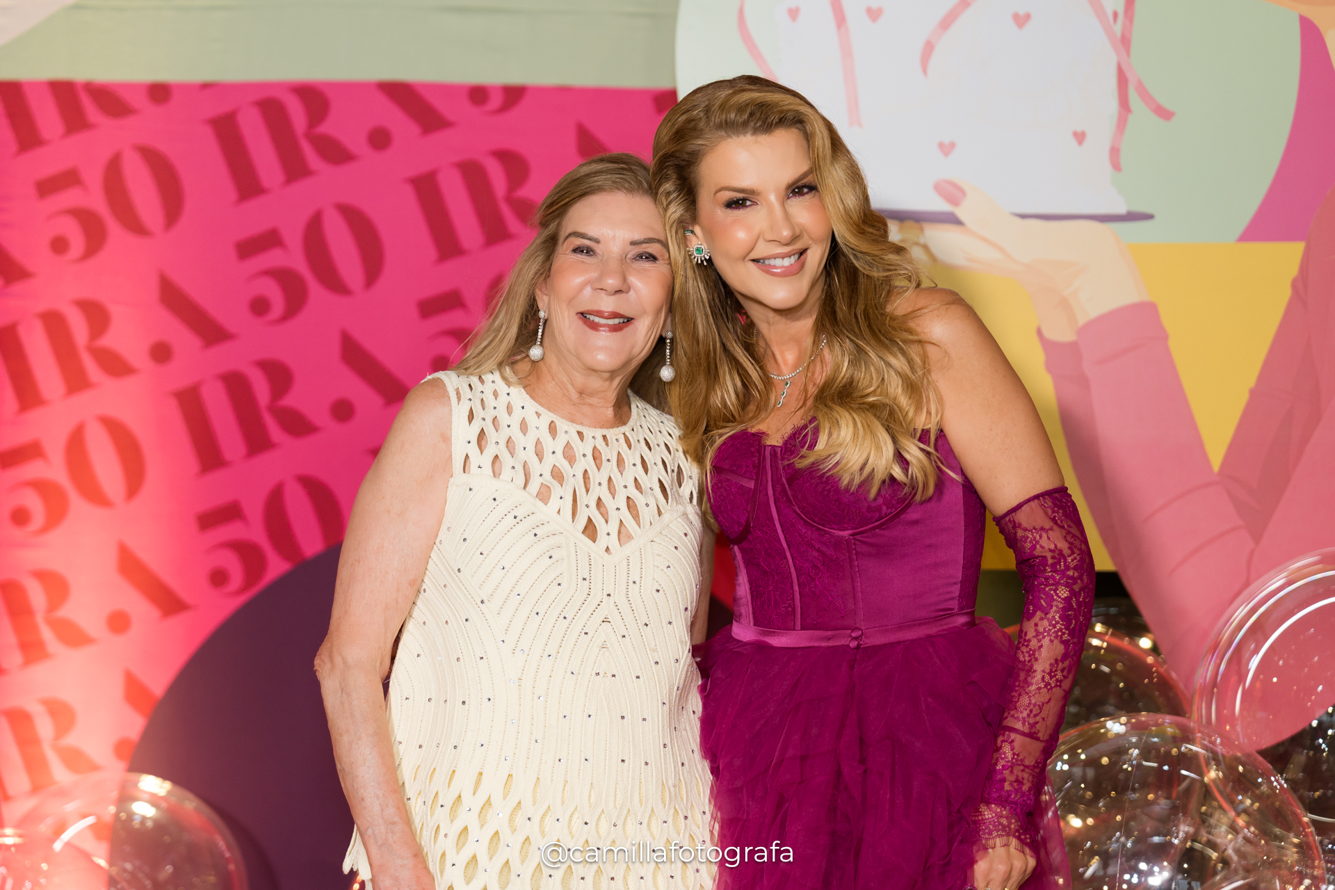 Iracema Neves e a mãe Gracinha Neves