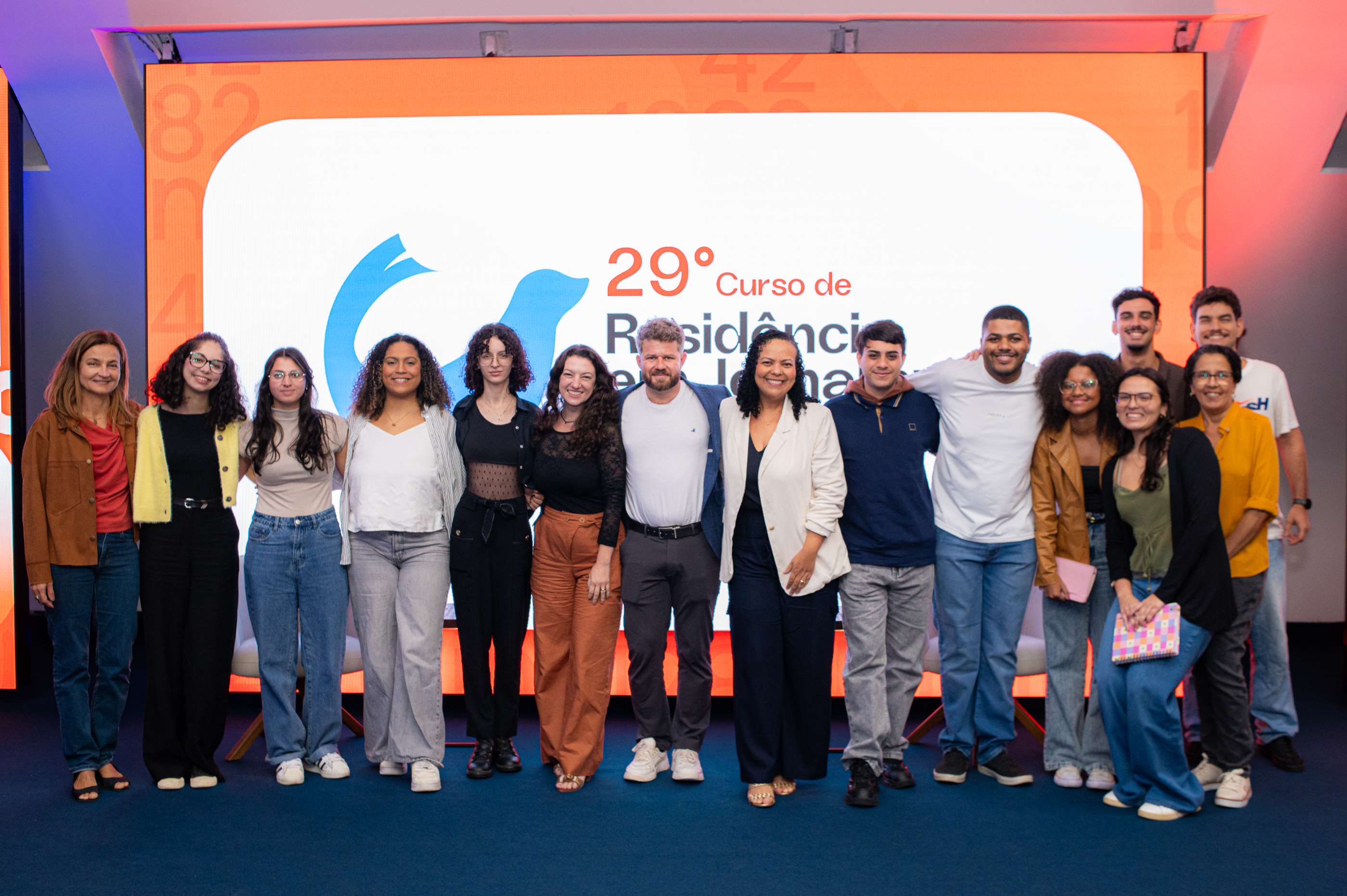 Nova turma de residentes junto ao time de Coordenação do curso