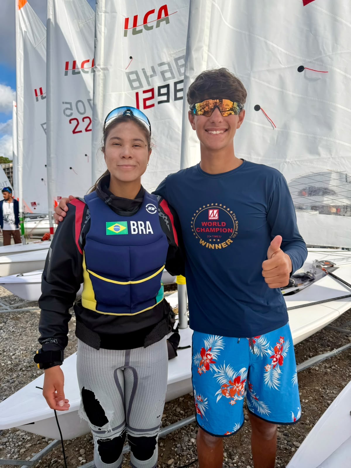 Lívia Tavares e Torben Diniz,