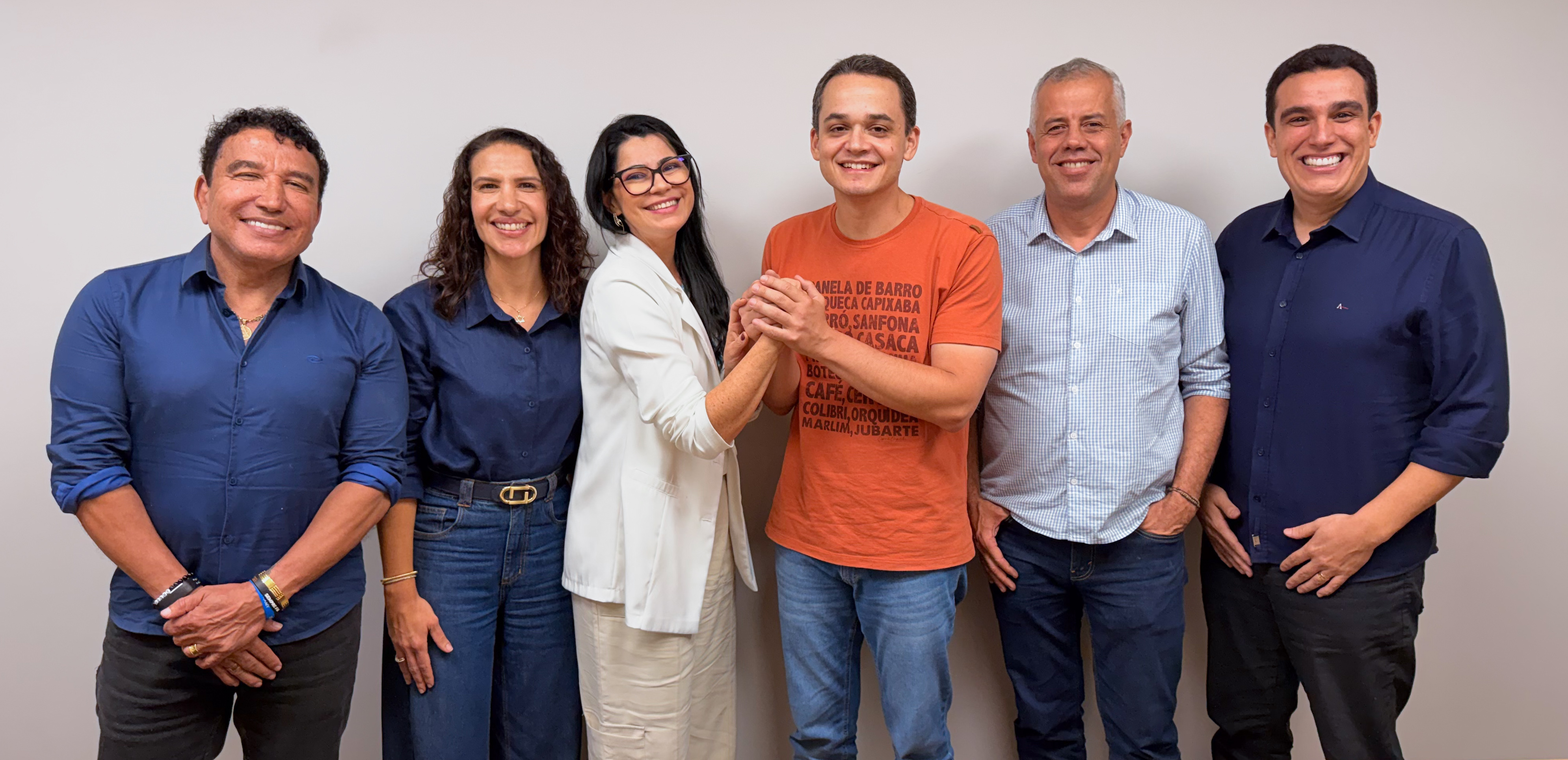 Magno Malta, Maguinha Malta, Bispa Eliane Leal (vice), Lorenzo Pazolini, Evair Melo e Erick Musso