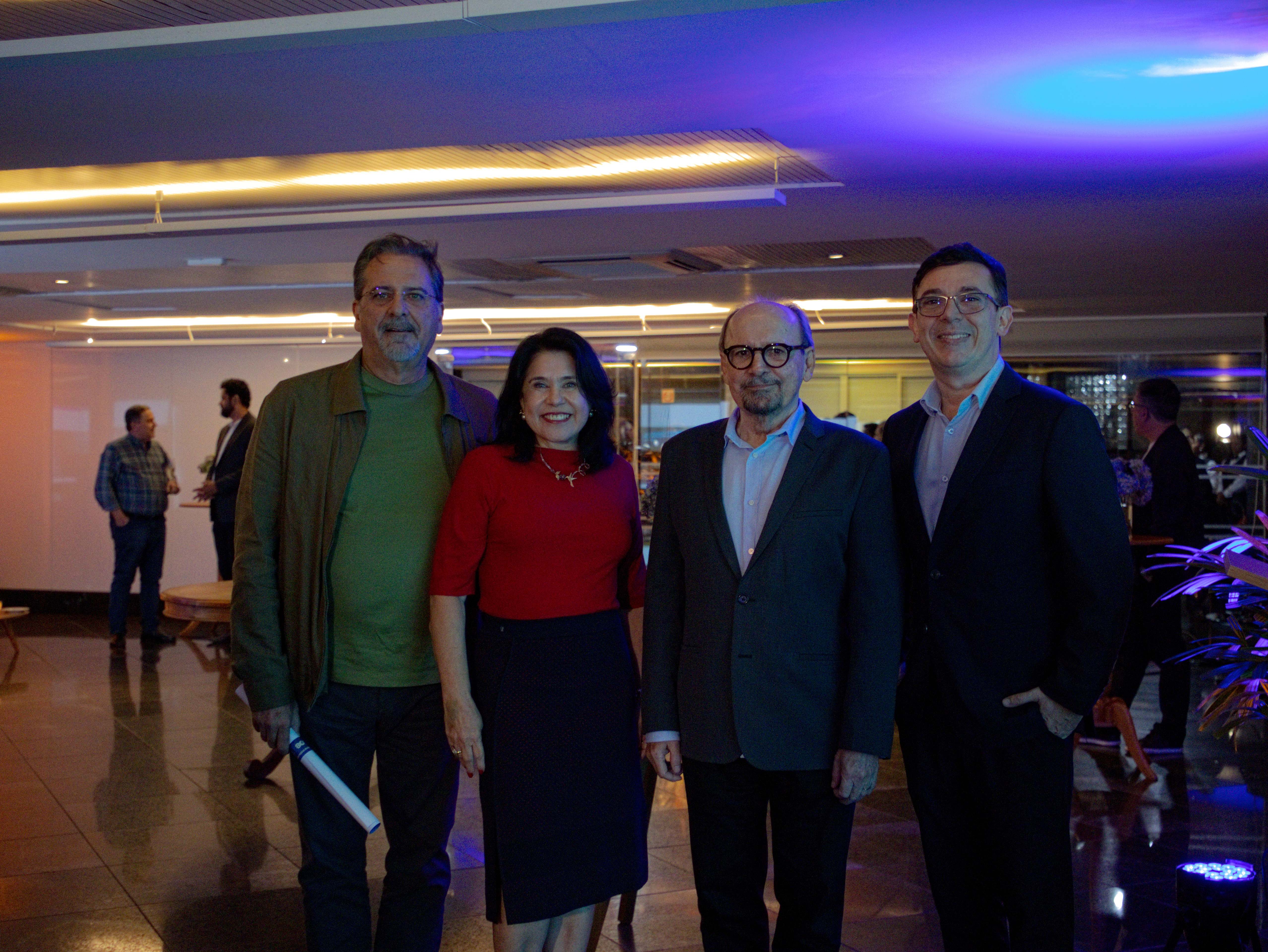 Álvaro Moura, Rita Rocio Tristão, Idalberto Moro e Richardson Schmitterl