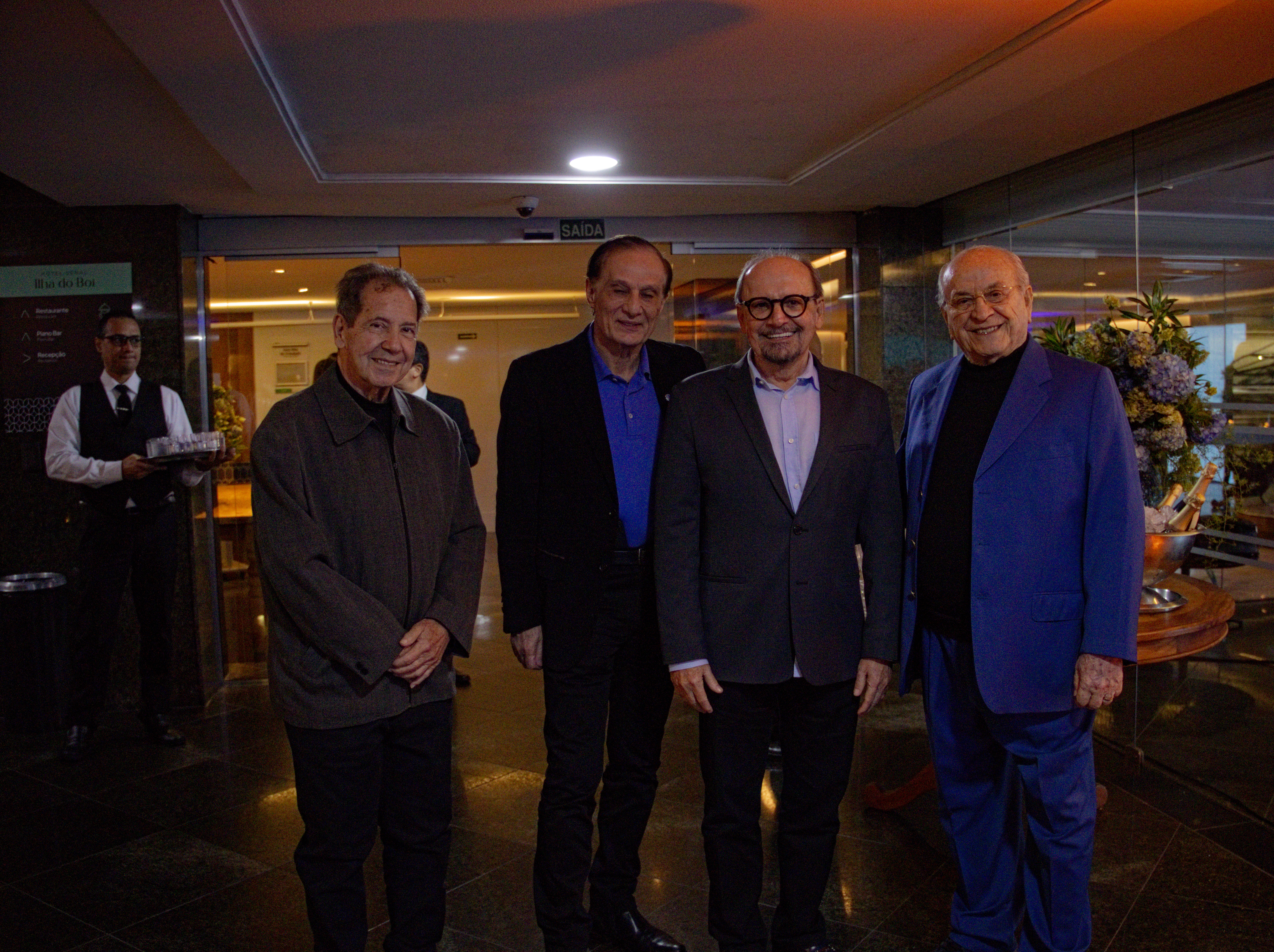 José Luiz Kfuri, Geraldo Schuller, Idalberto Moro e Hélio Dórea