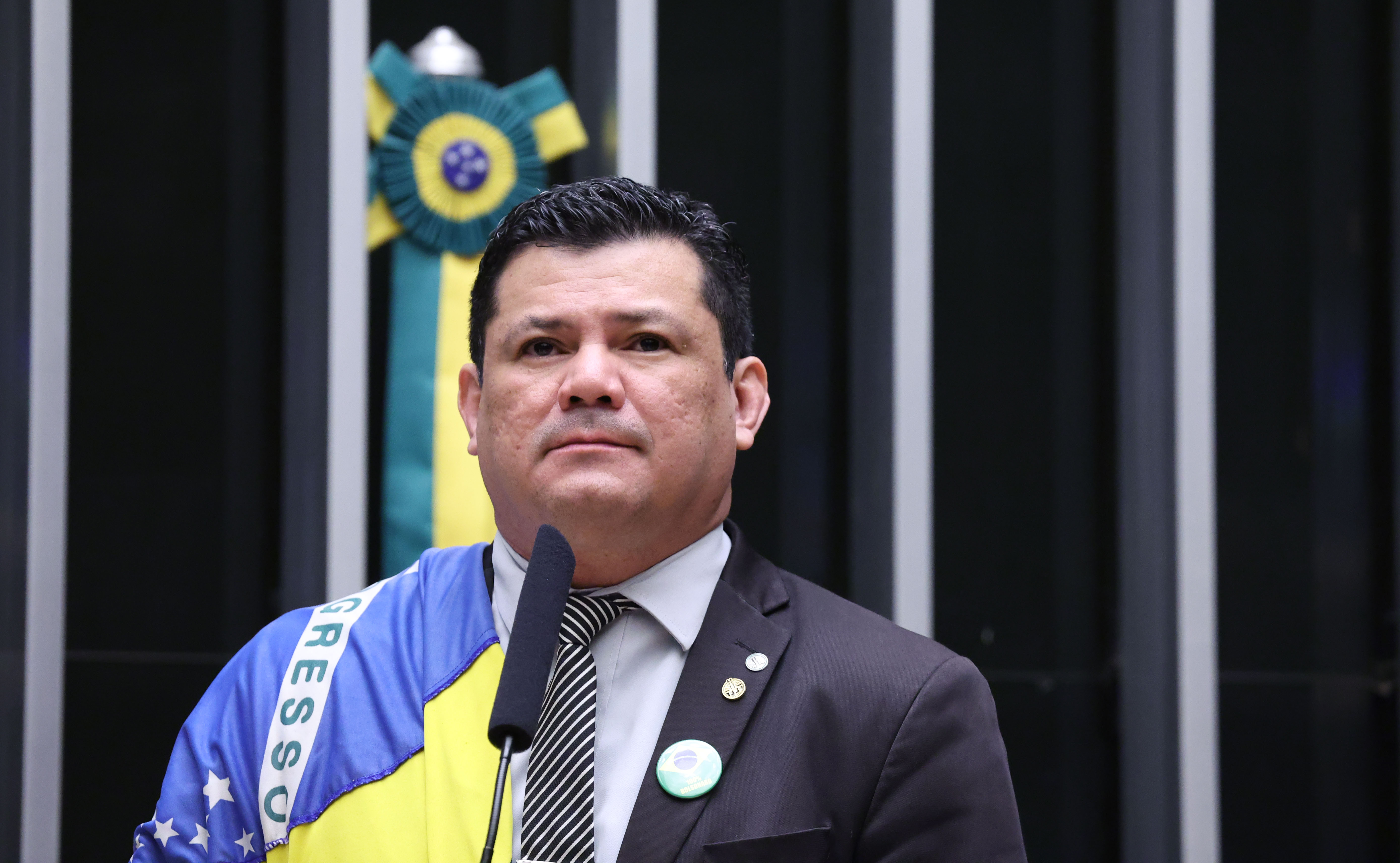 Deputado federal Gilvan da Federal (PL - ES), durante sessão da Câmara
