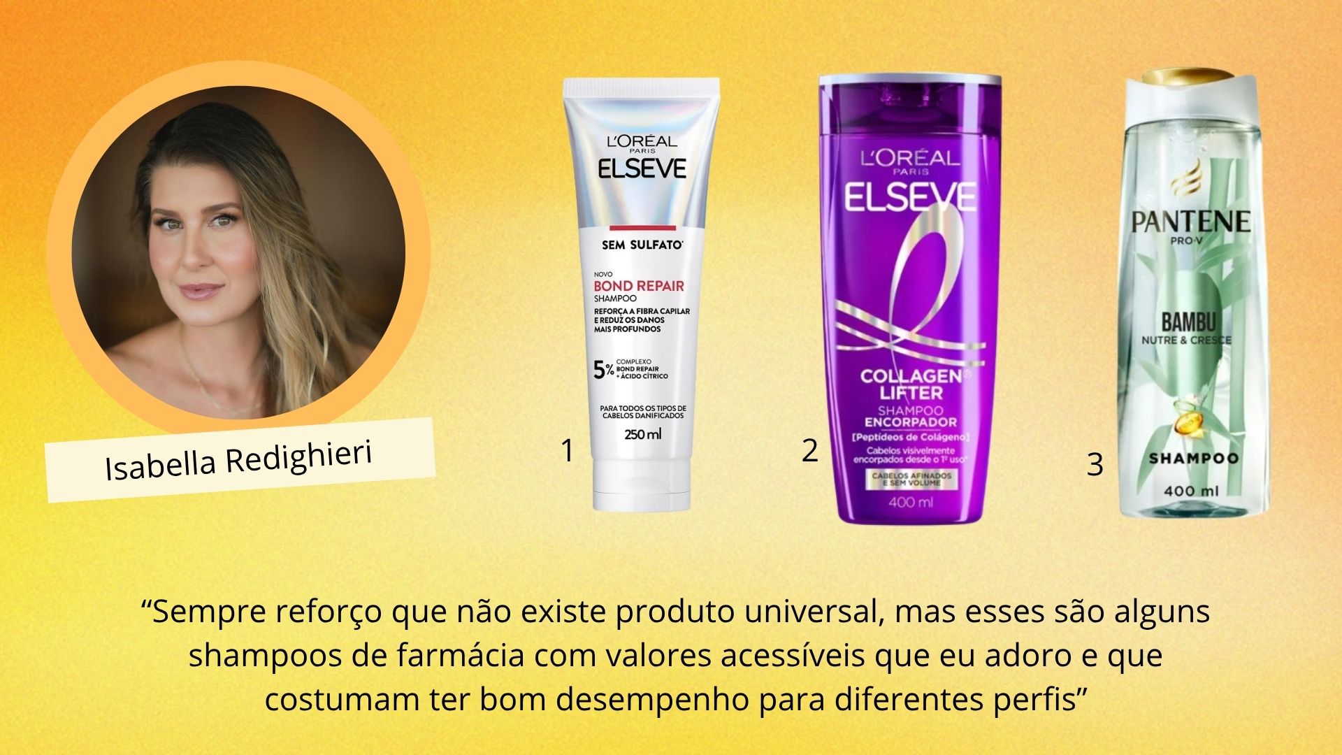 Produtos para o cabelo