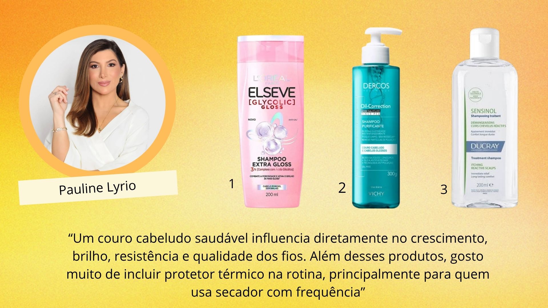 Produtos para o cabelo