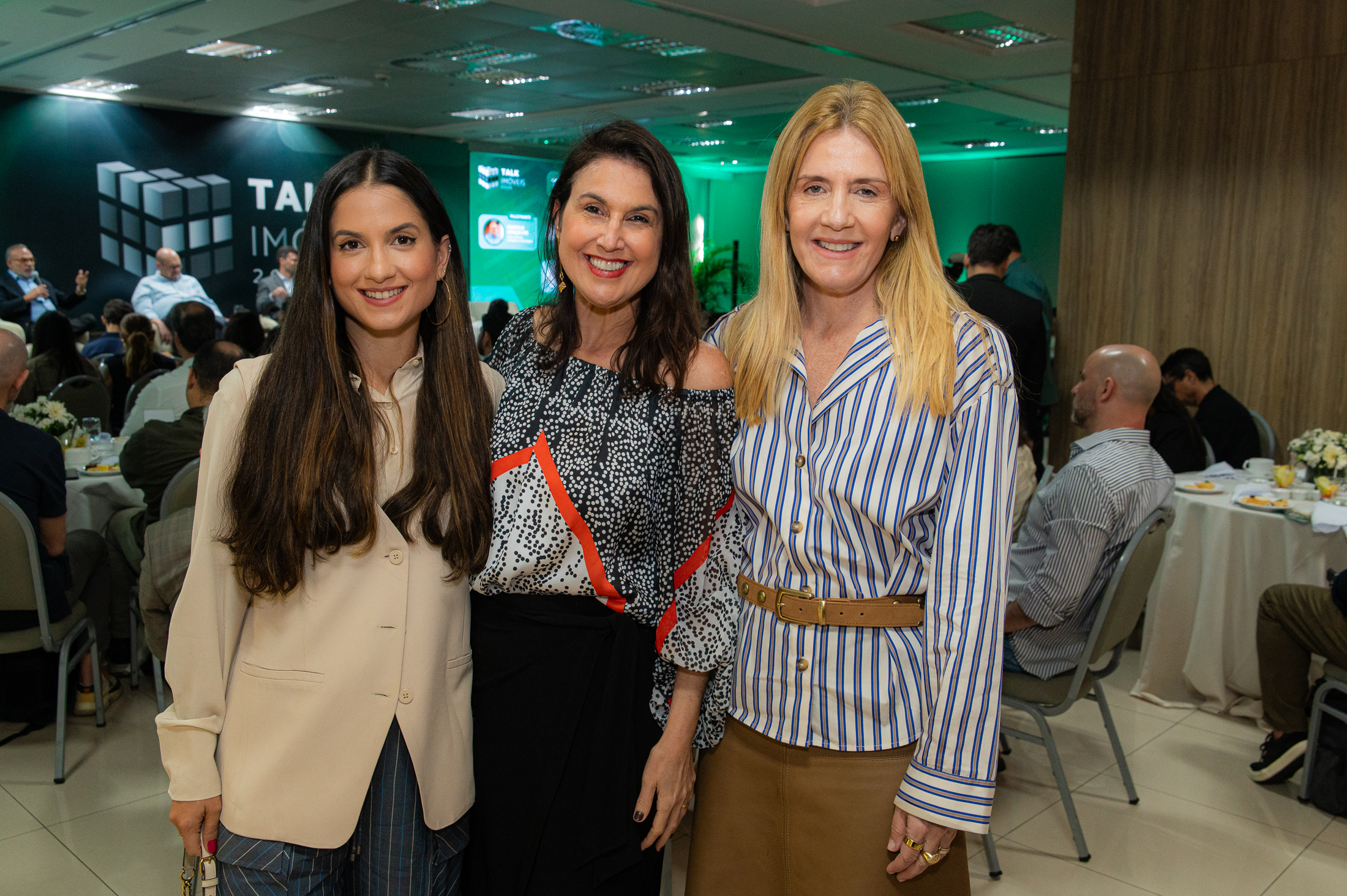 Paula Rody e Cecília Rody, da Invite, com Renata Rasseli
