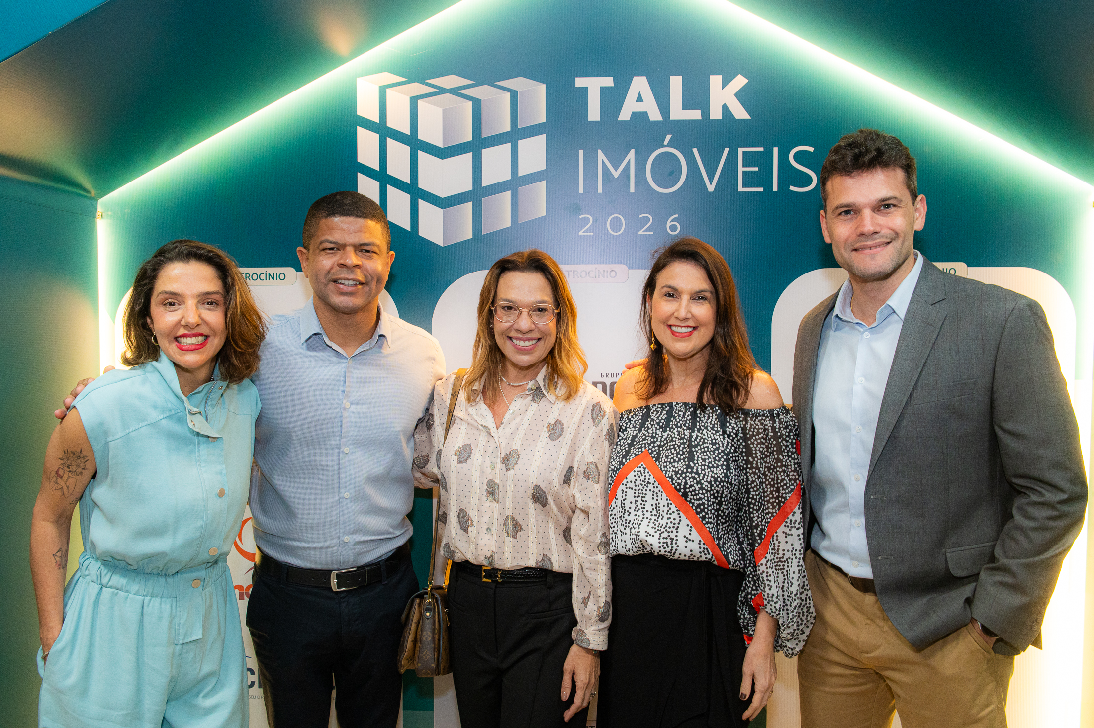 Mariana Perini, Giliard Ferreira, Andréia Lopes, Renata Rasseli e Abdo Filho