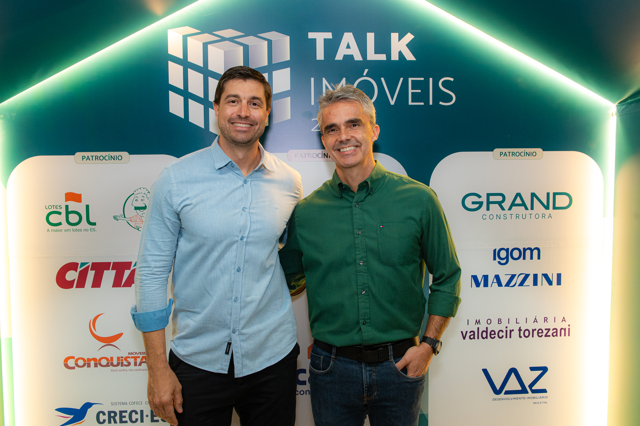 Roberto Amaral, Head de Negócios Regional da Globo, e Bruno Passoni