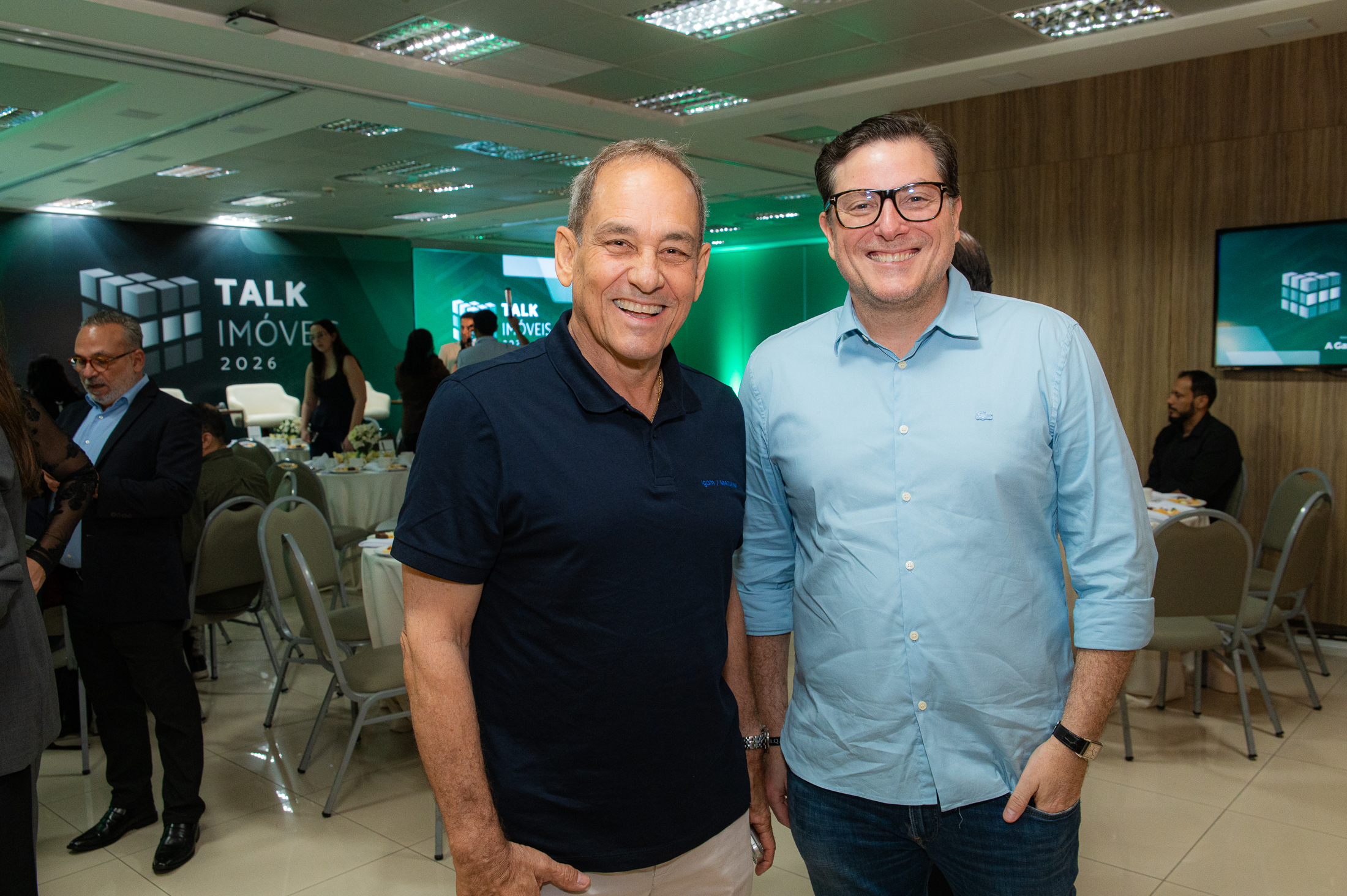 Luiz Guilherme Mazzini Gomes (Mazzini Construtora) e Breno Peixoto, da Nazca