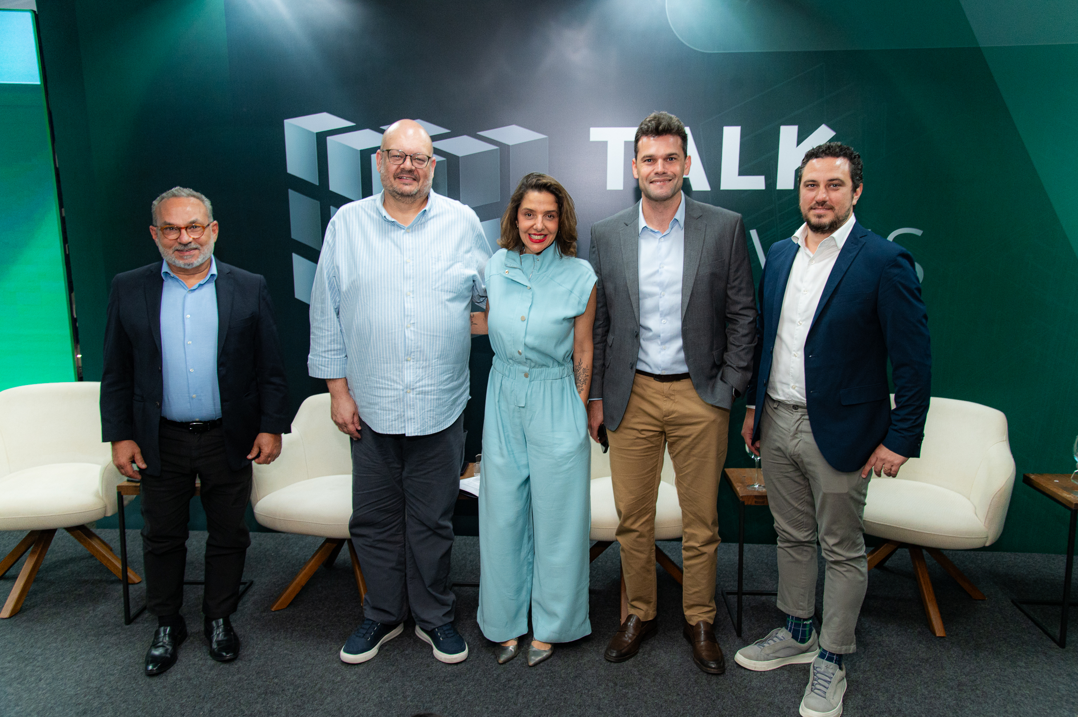 Alexandre Shubert, Marcelo Gonçalves, Mariana Perini, Abdo Filho e Daniel Diniz
