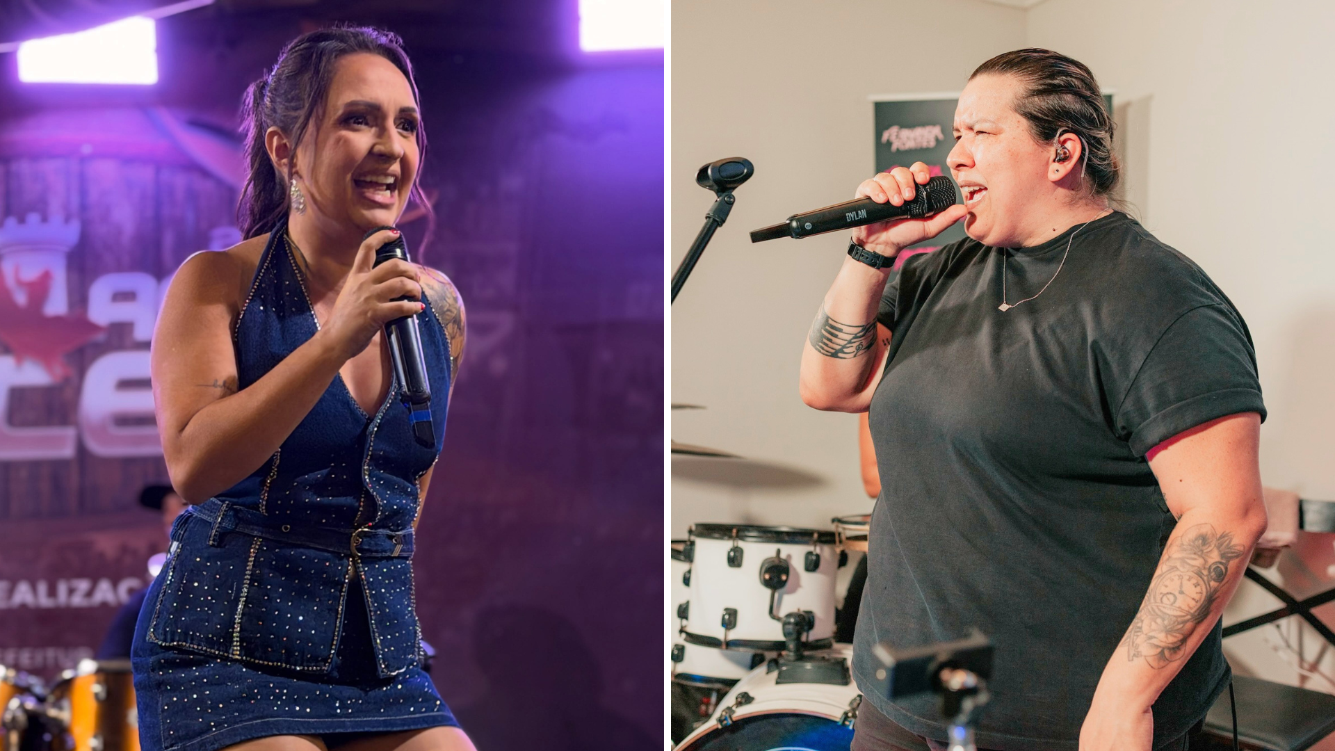 Cantoras Paula Neves e Fernanda Fu farão show no ExpoElas
