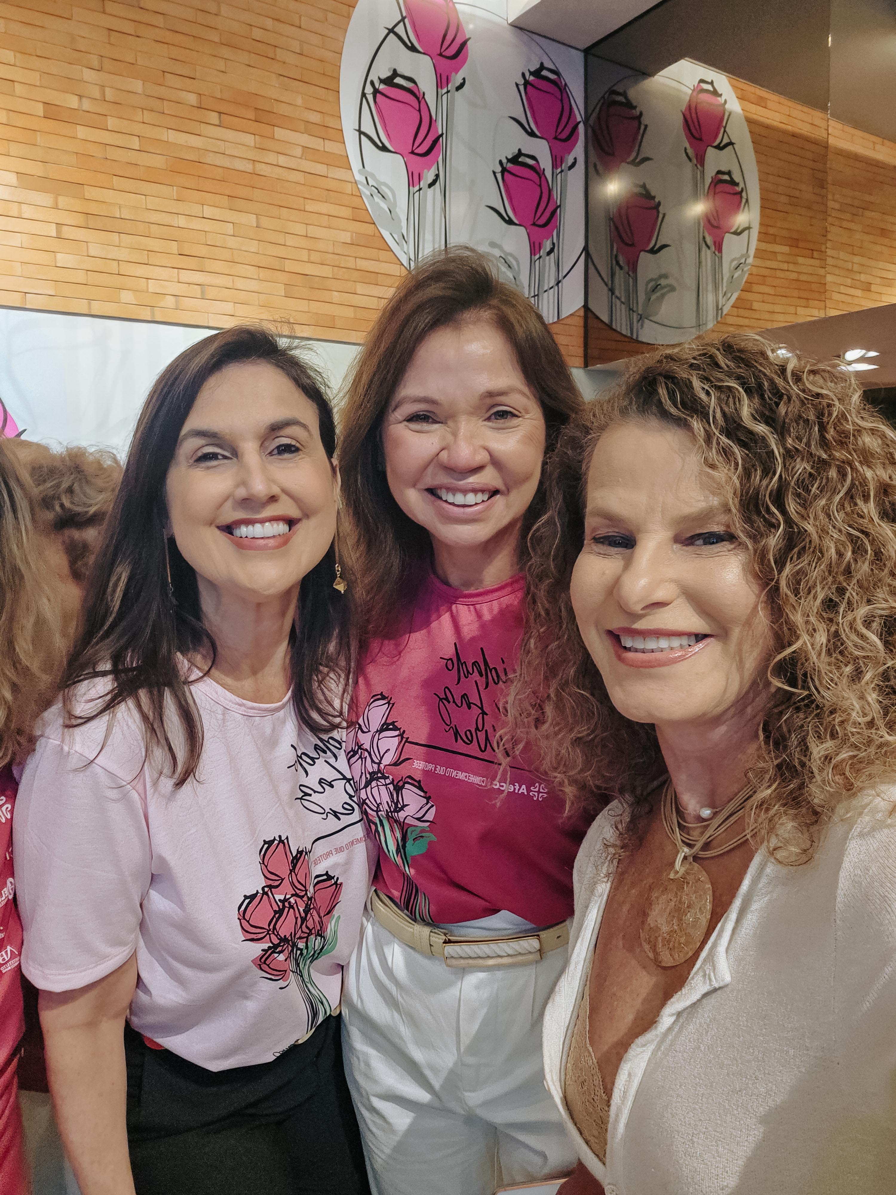 Renata Rasseli, Ana Clark e Mônica Zorzanelli