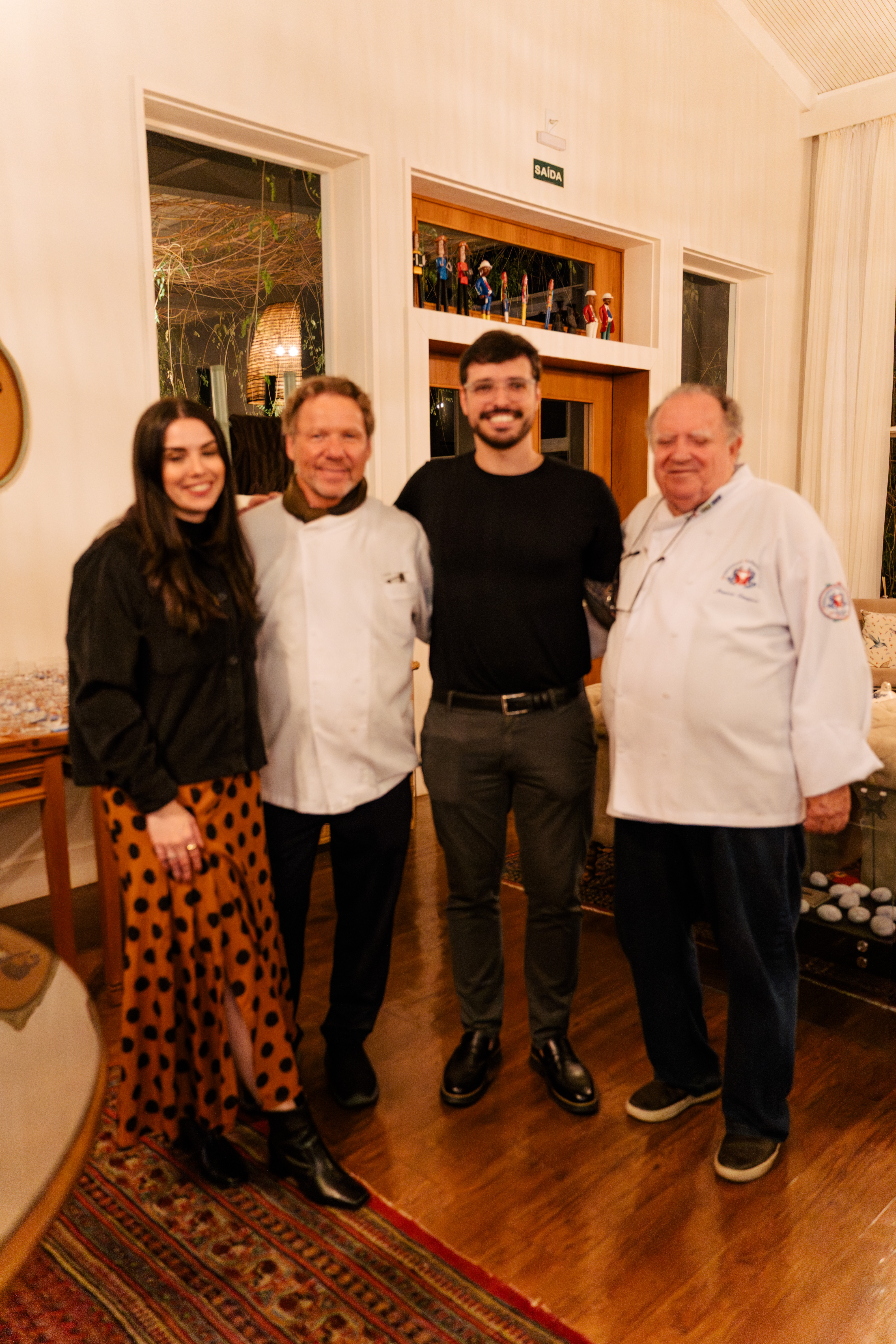 Jantar de Claude Troisgros na Pedra Azul