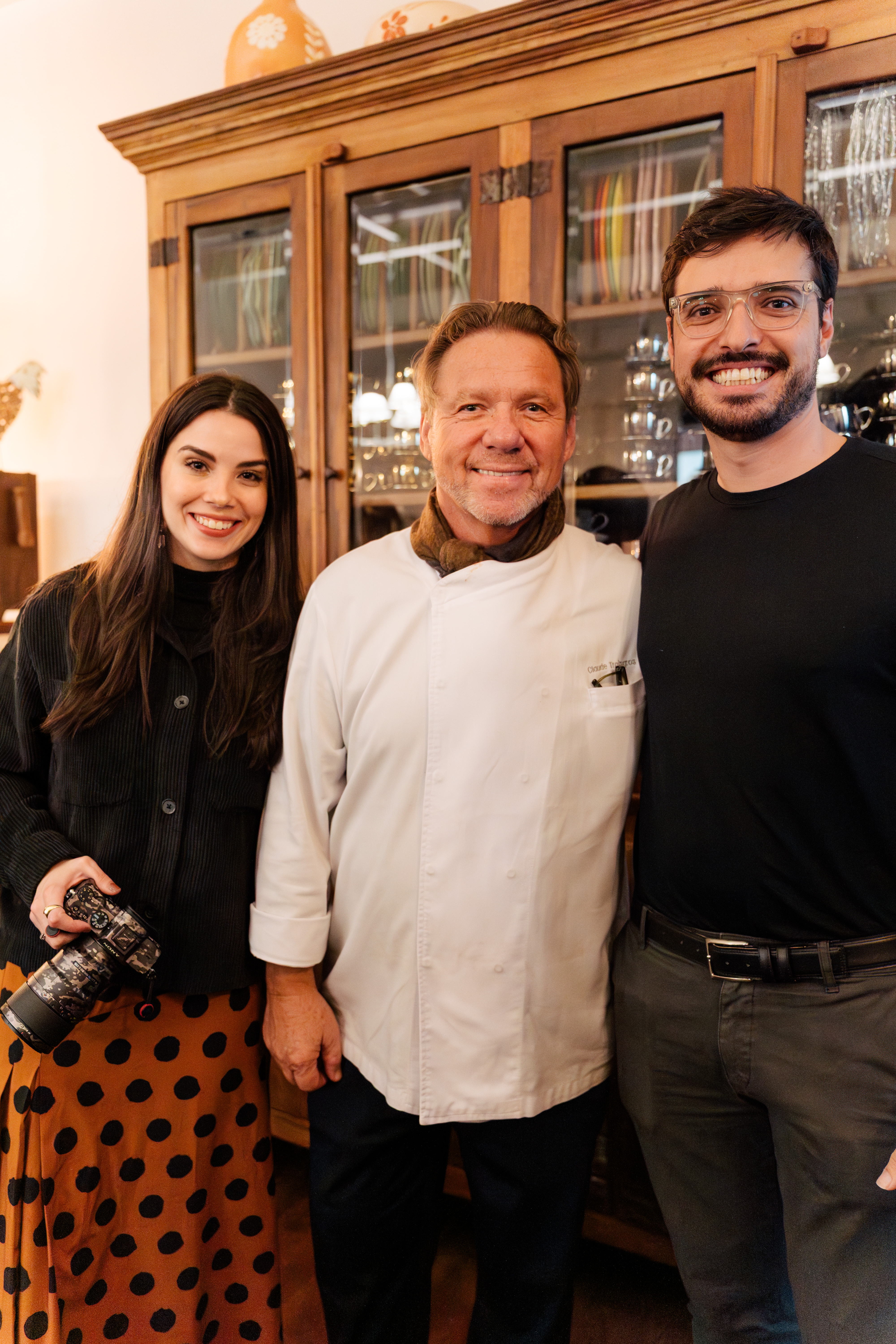 Jantar de Claude Troisgros na Pedra Azul