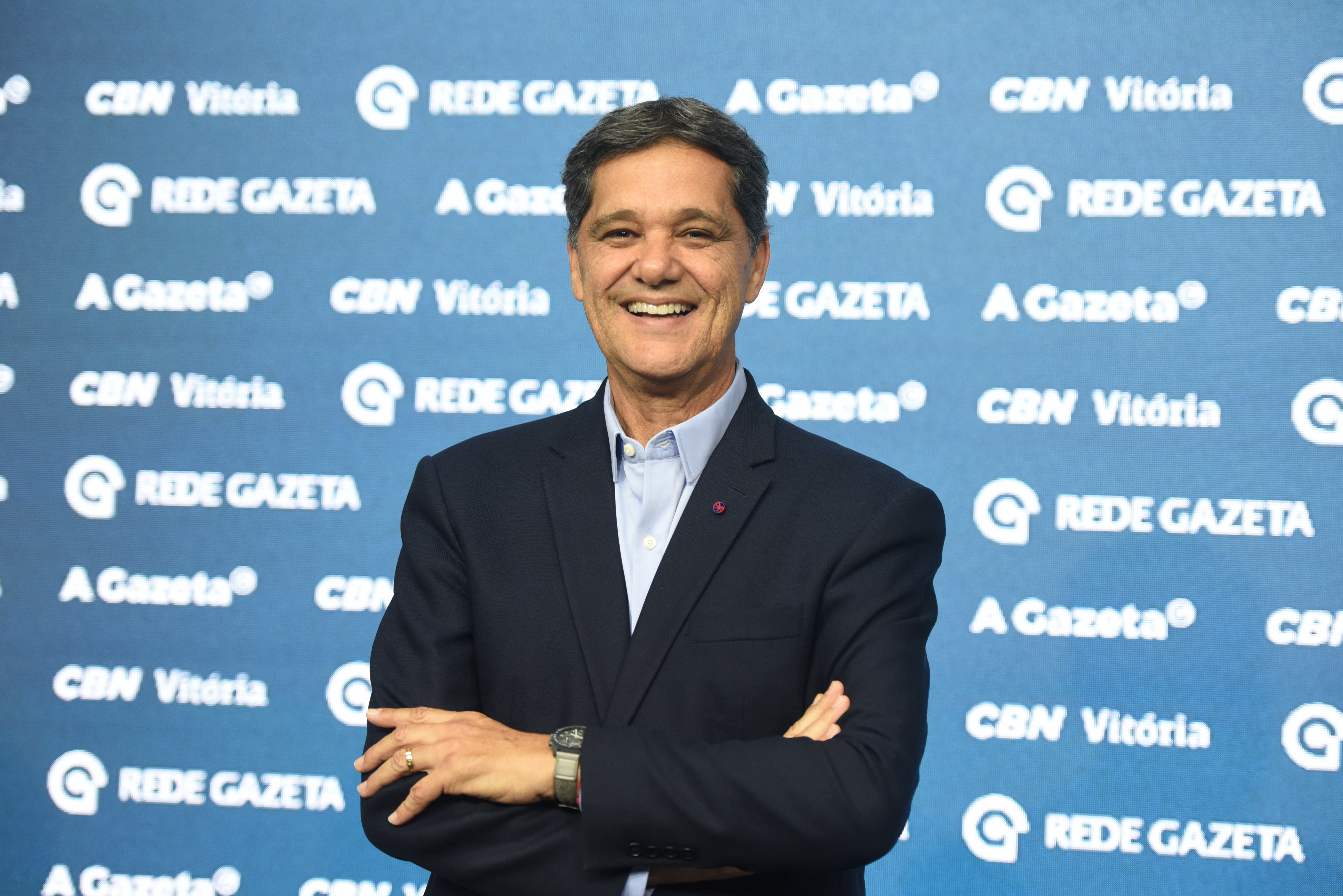 Ricardo Ferrraço, governador do ES, durante sabatina de A Gazeta e CBN Vitória.