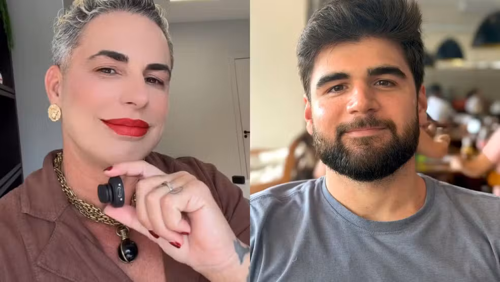 Mariana Barros Laranja Roeder e o sobrinho e sócio Nathan Laranja Roeder Holz