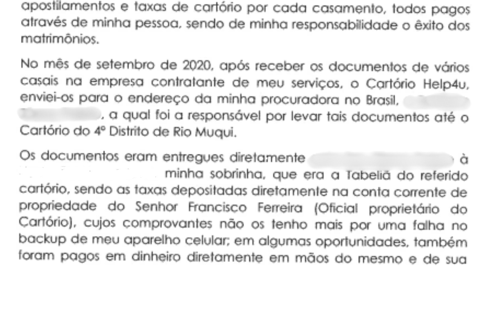 Fraude nos cartórios de Rio Muqui, em Itapemirim, envolvendo certidões de casamento falsas
