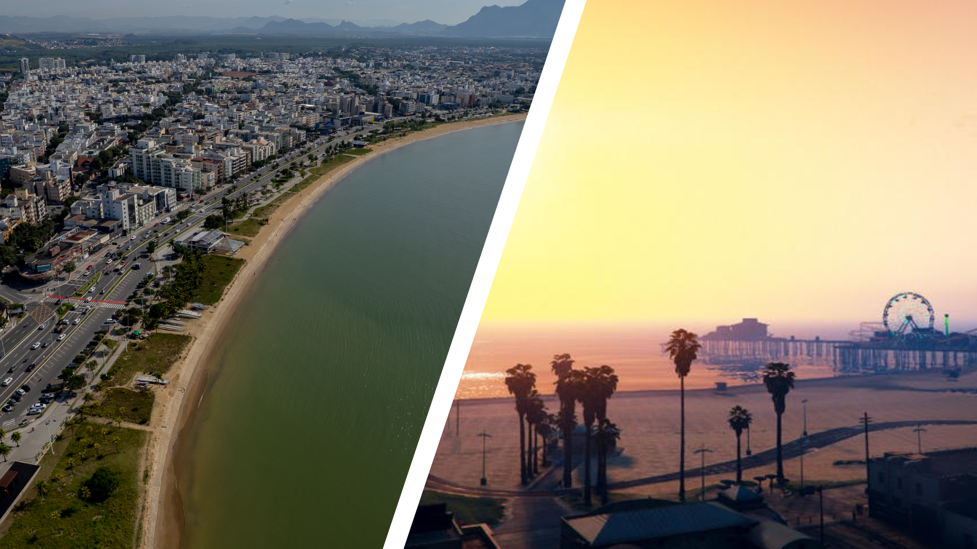 Se o mapa de GTA ganhasse uma versão capixaba, diversos postos seriam trocados por lugares icônicos da região metropolitana