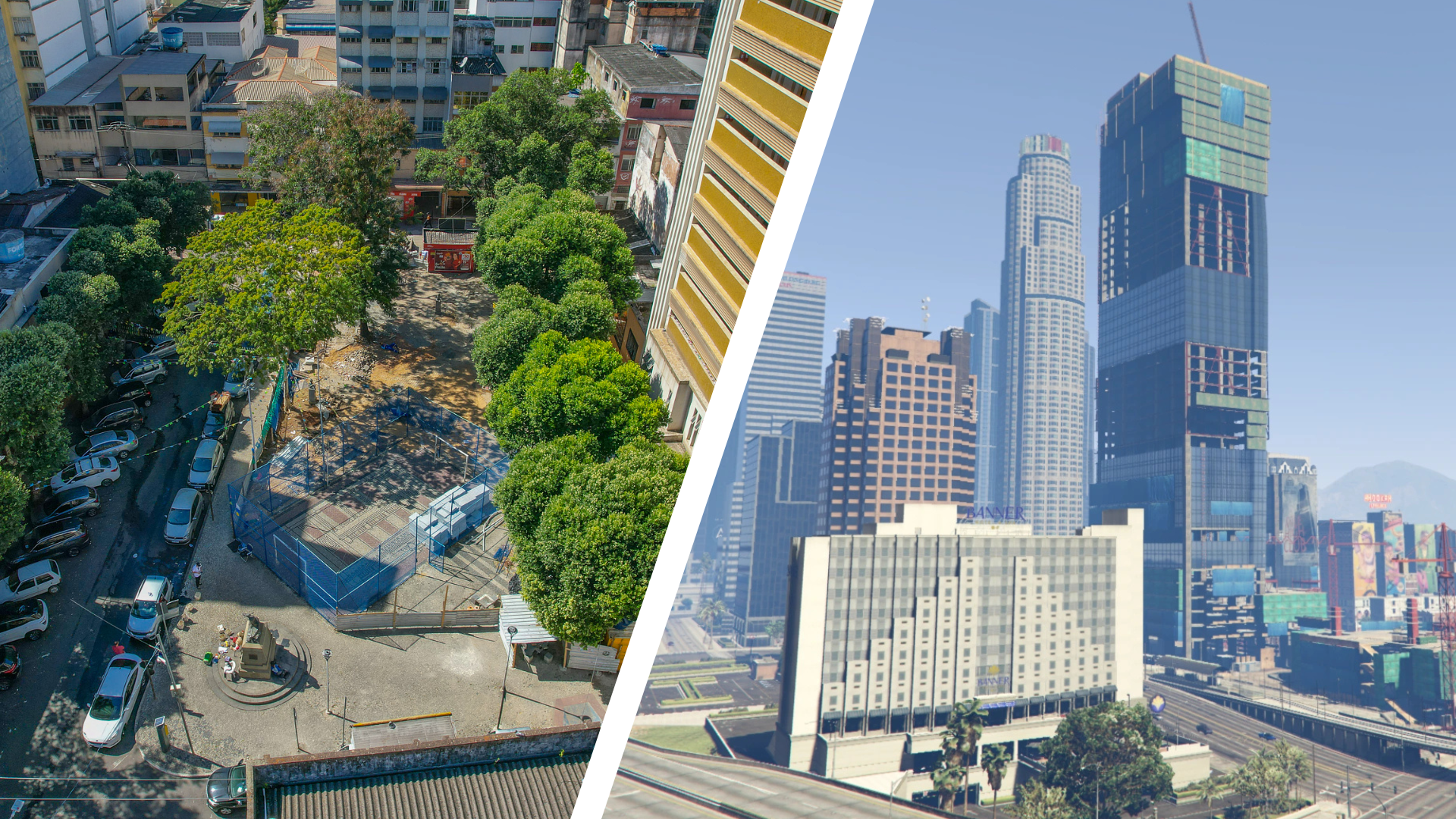 Se o mapa de GTA ganhasse uma versão capixaba, diversos postos seriam trocados por lugares icônicos da região metropolitana