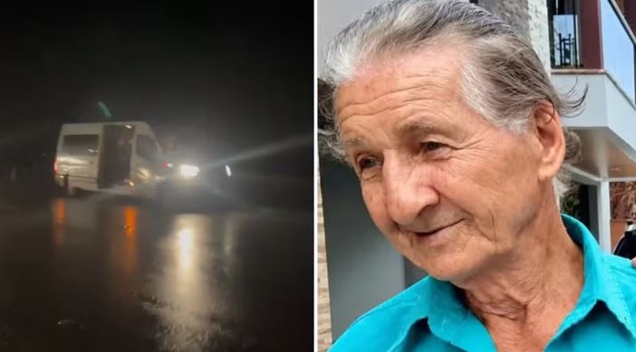 José Aguilar Vieira, de 80 anos, morreu atropelado por uma van na BR 101 em Anchieta