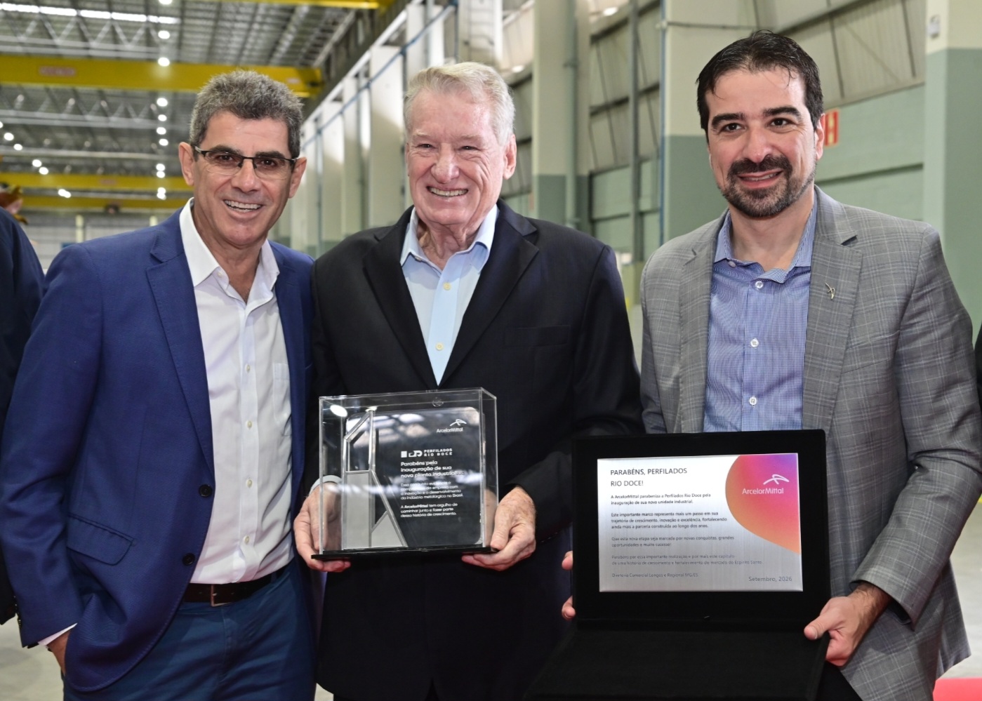 Perfilados Rio Doce, Industria do Grupo RDG, inaugura nova fábrica na Serra