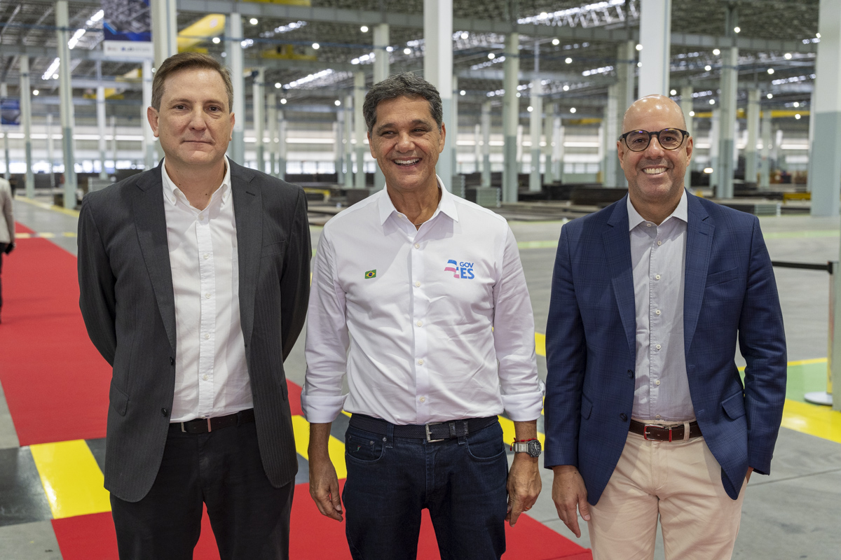Mauricio Suarez, Ricardo Ferraço e Rogério Salume