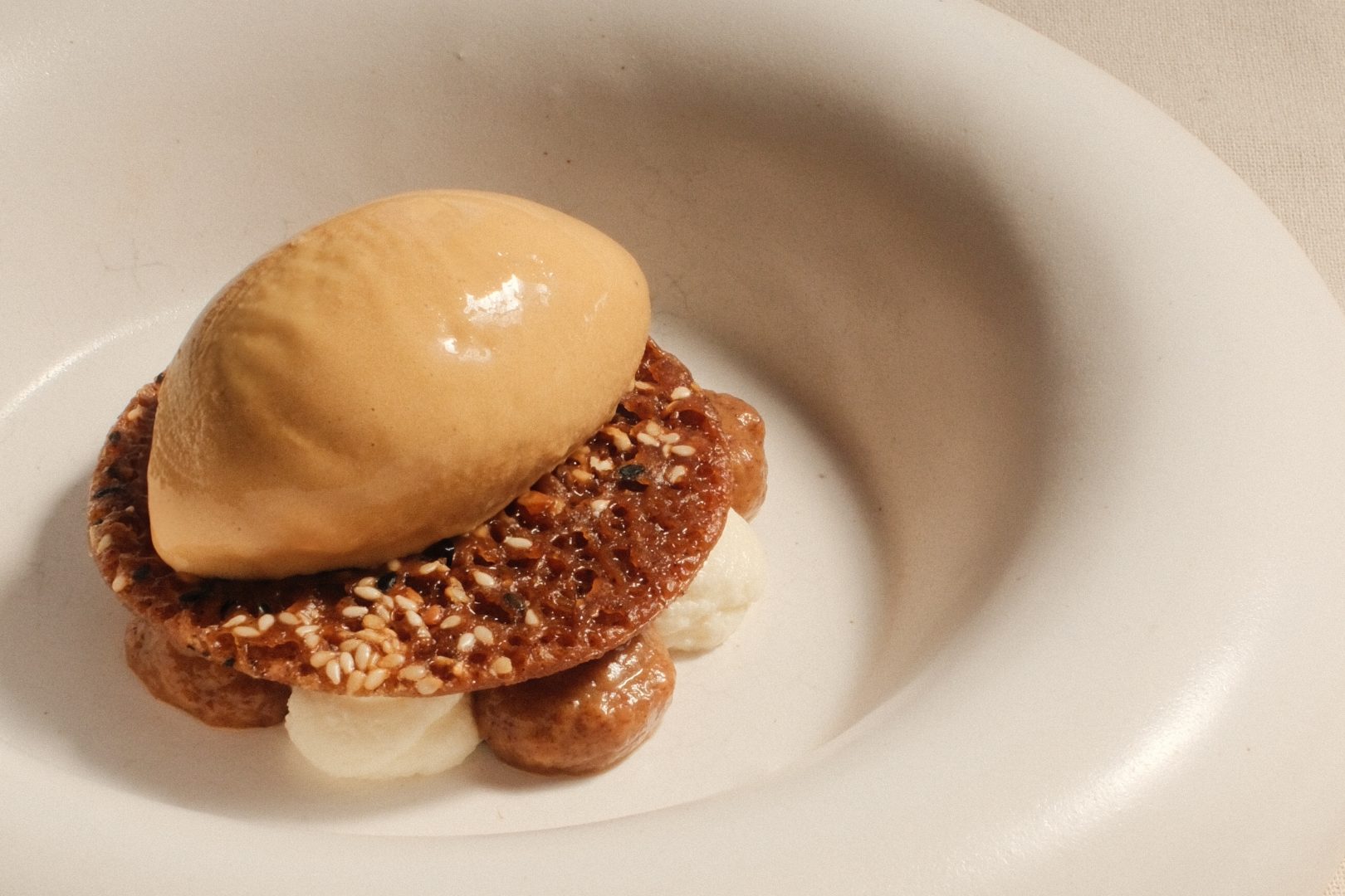 Sobremesa Não é Banoffee do restaurante Kairū, em Vila Velha