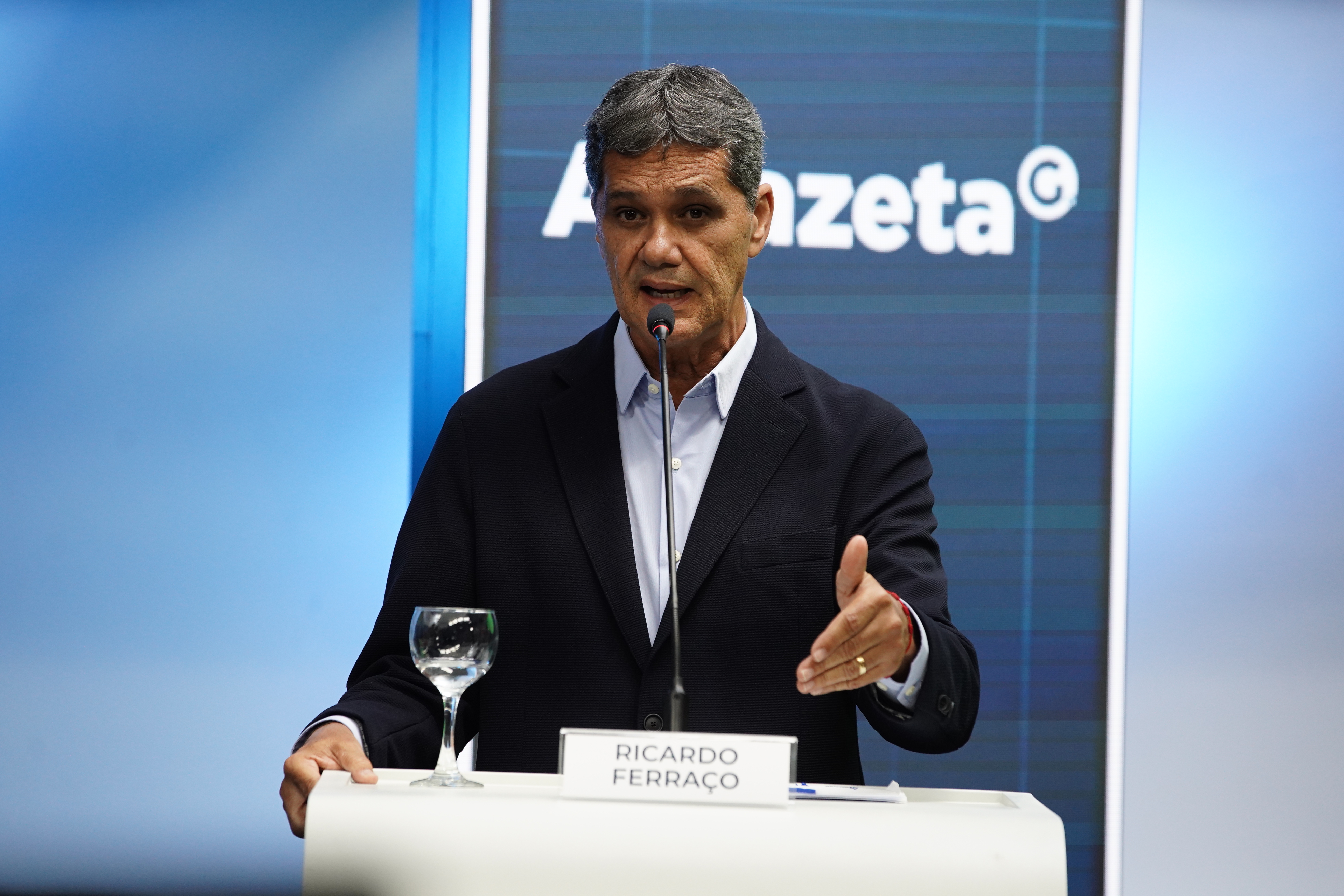 Debate CBN e A Gazeta com os candidatos ao governo do ES, Lorenzo Pazolini, Helder Salomão e Ricardo Ferraço